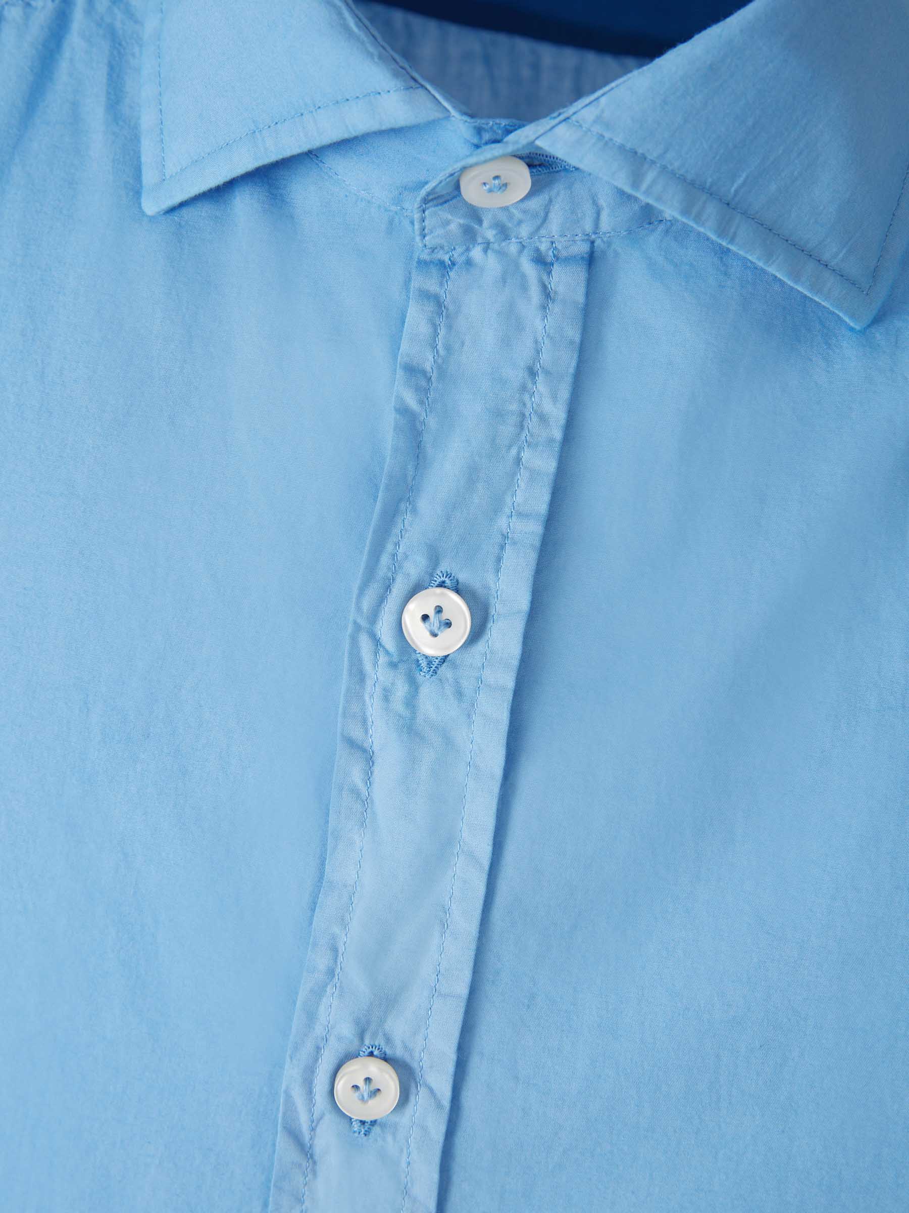 Outlet online Santa Eulalia Hombre Camisa Formal Algodón color Azul sku 531-006251 02 - Foto 3