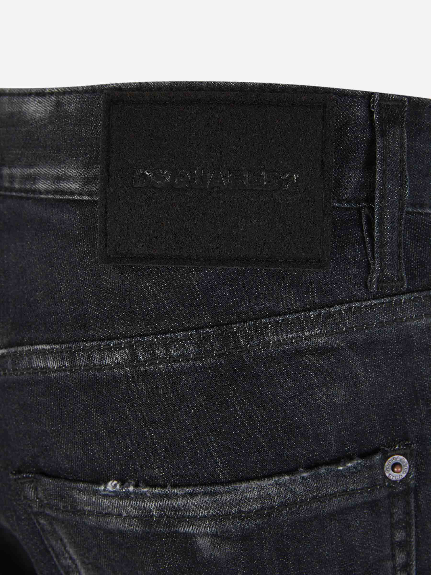 Outlet online Dsquared2 Hombre Jeans Cool Guy color Negro sku 522-002605 01 - Foto 6
