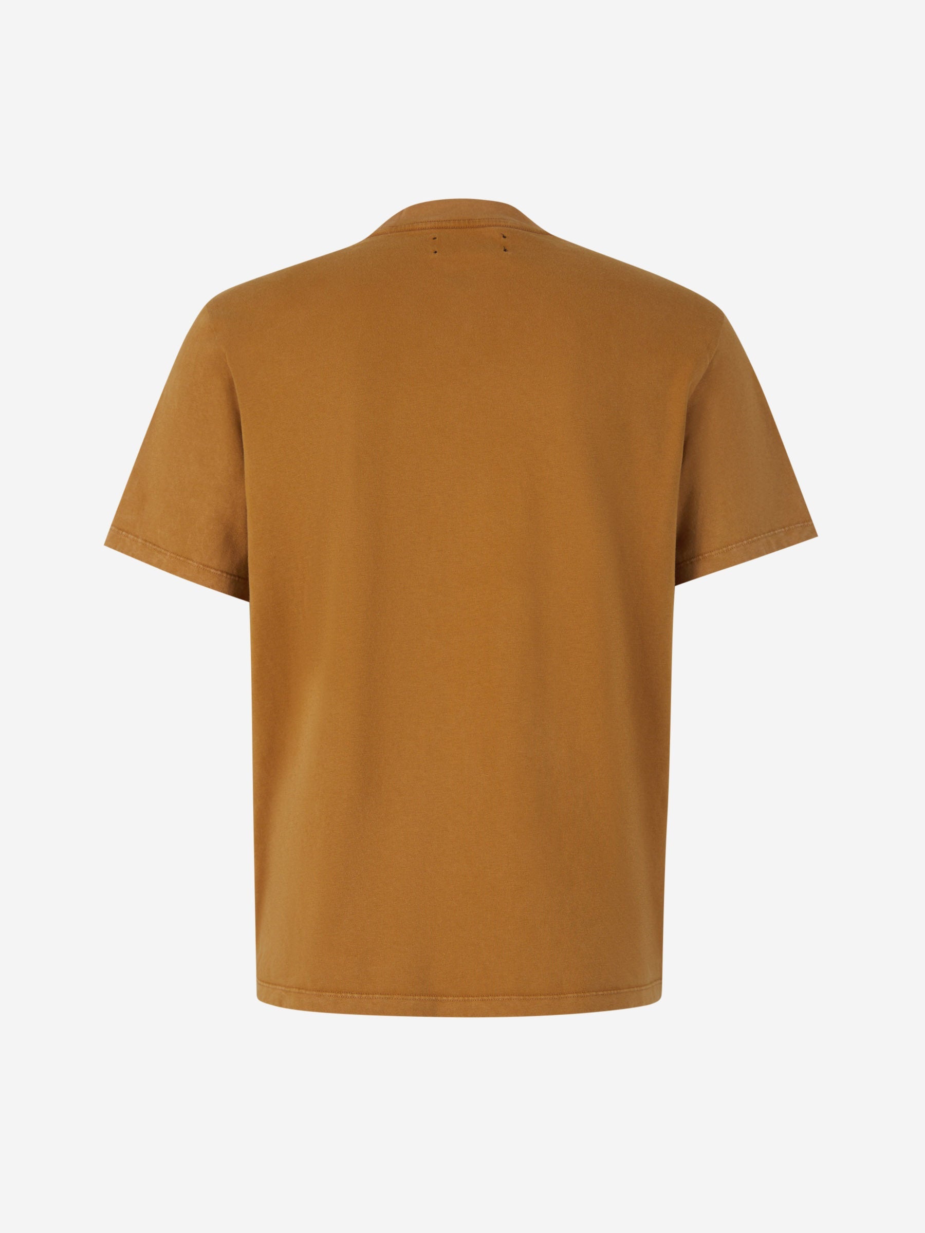 Outlet online Amiri Hombre Camiseta Eagle Algodón color Mostaza sku 553-003577 01 - Foto 2