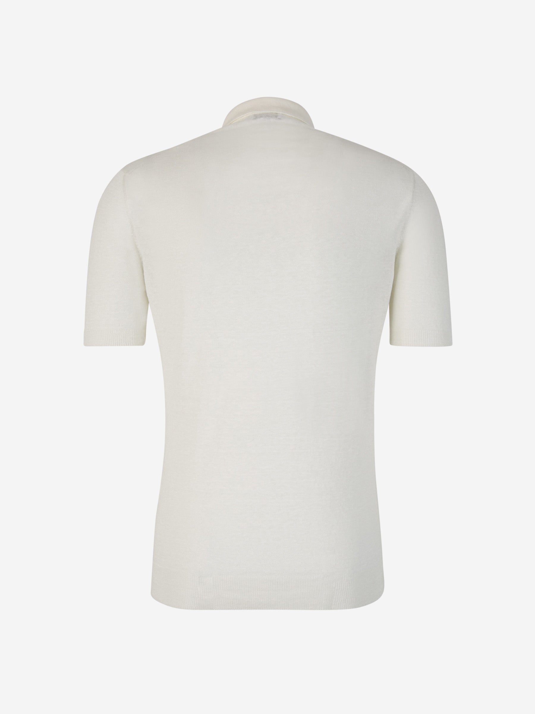 Outlet online Santa Eulalia Hombre Polo Punto Lino color Blanco sku 552-001490 01 - Foto 2