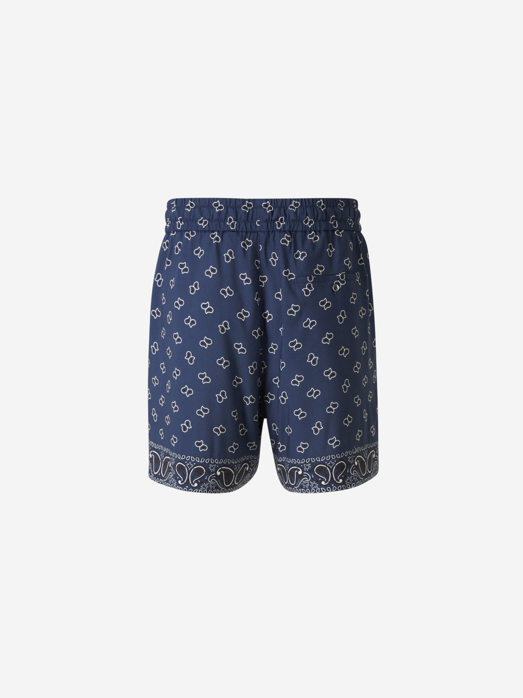 Outlet online Palm Angels Hombre Bermudas Motivo Paisley color Azul sku 523-000938 01 - Foto 2