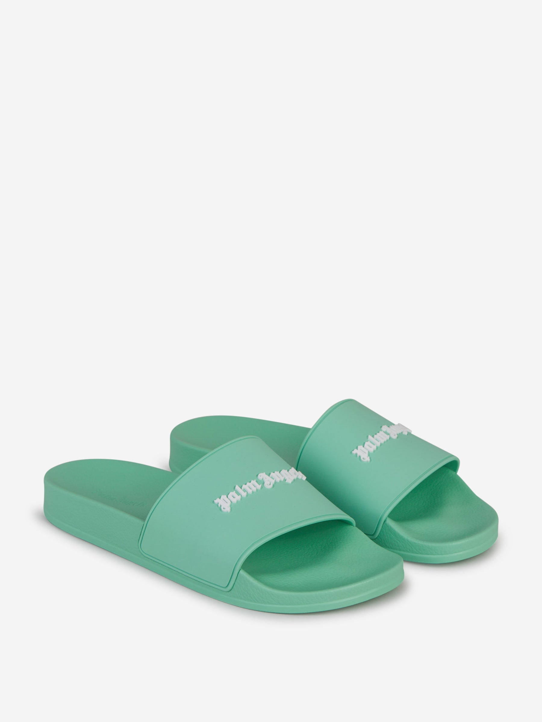 Outlet online Palm Angels Hombre Sandalias Pool Logo color Verde Menta sku 617-000095 03 - Foto 2