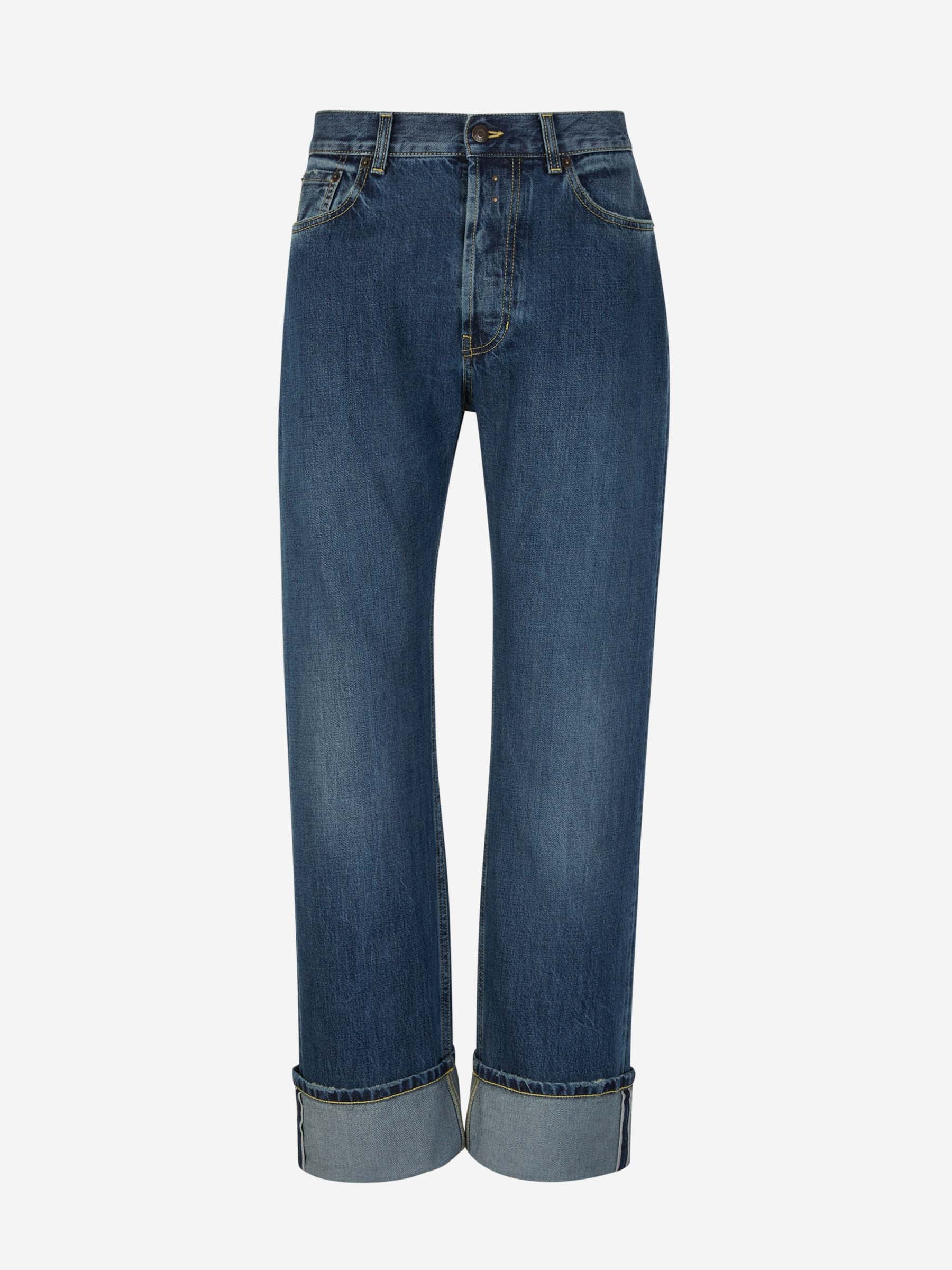 Outlet online McQueen Hombre Jeans Algodón Desgastado color Azul Denim sku 522-002585 01 - Foto 1