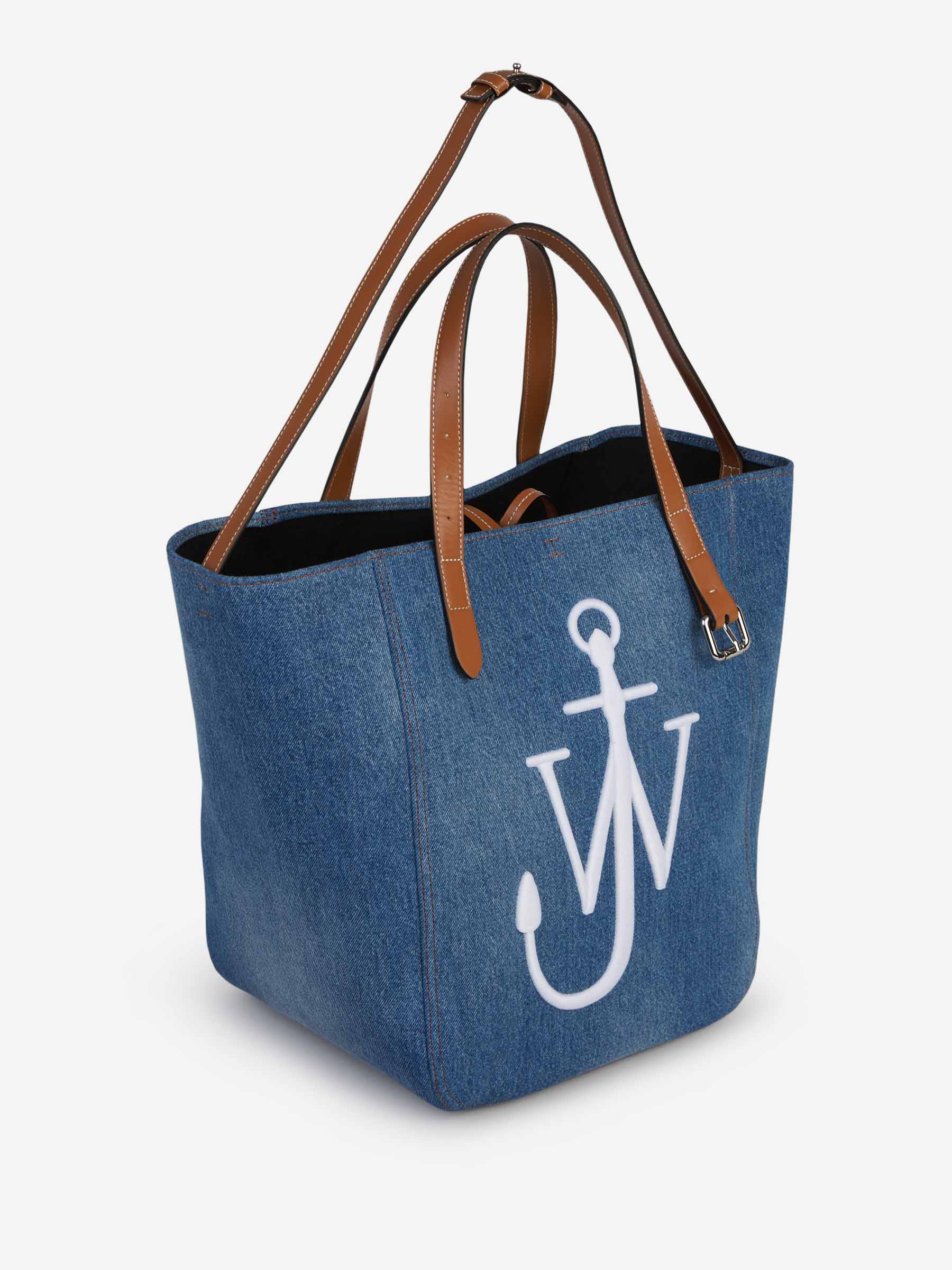 Outlet online JW Anderson Mujer Bolso Tote Denim color Azul Denim sku 810-007323 00 - Foto 2