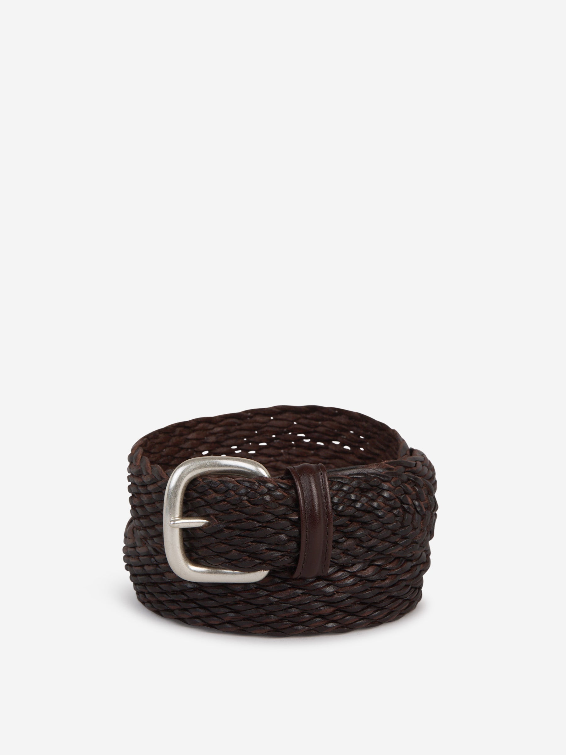 Outlet online Santa Eulalia Hombre Cinturón Trenzado Piel color Marrón sku 621-000243 01 - Foto 1