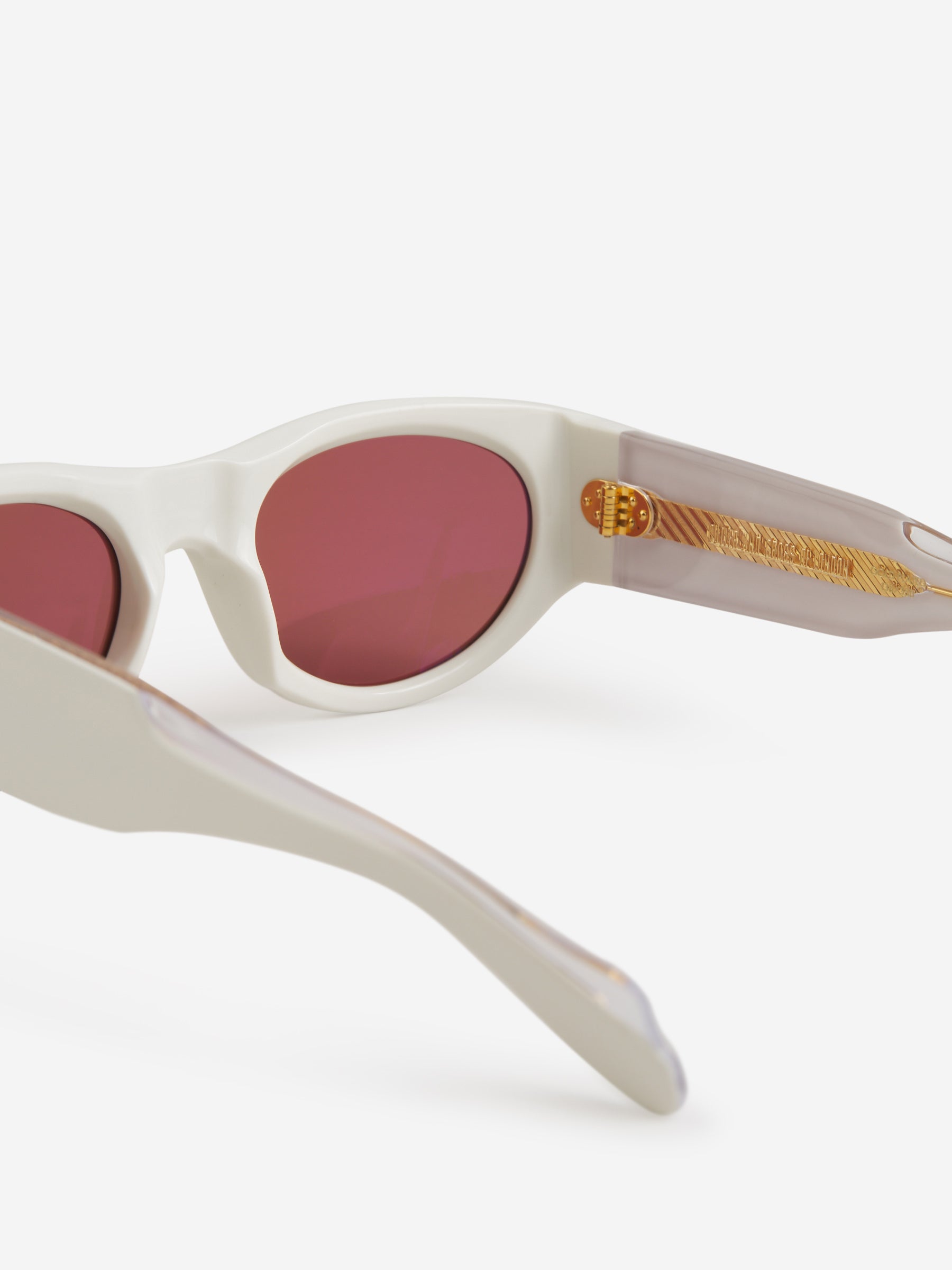 Cutler & Gross Gafas De Sol Redondas color Marfil sku 614-002455 01 - Foto 3