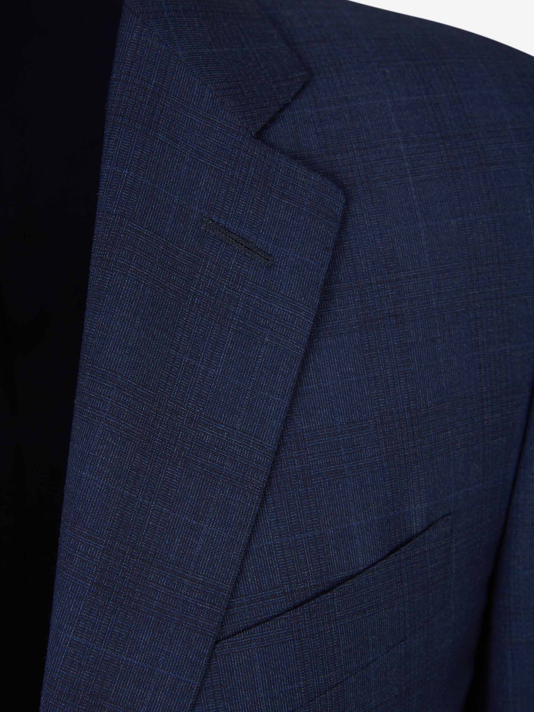 Outlet online Canali Hombre Traje Motivo Cuadros Lana color Azul Marino sku 312-002805 01 - Foto 3