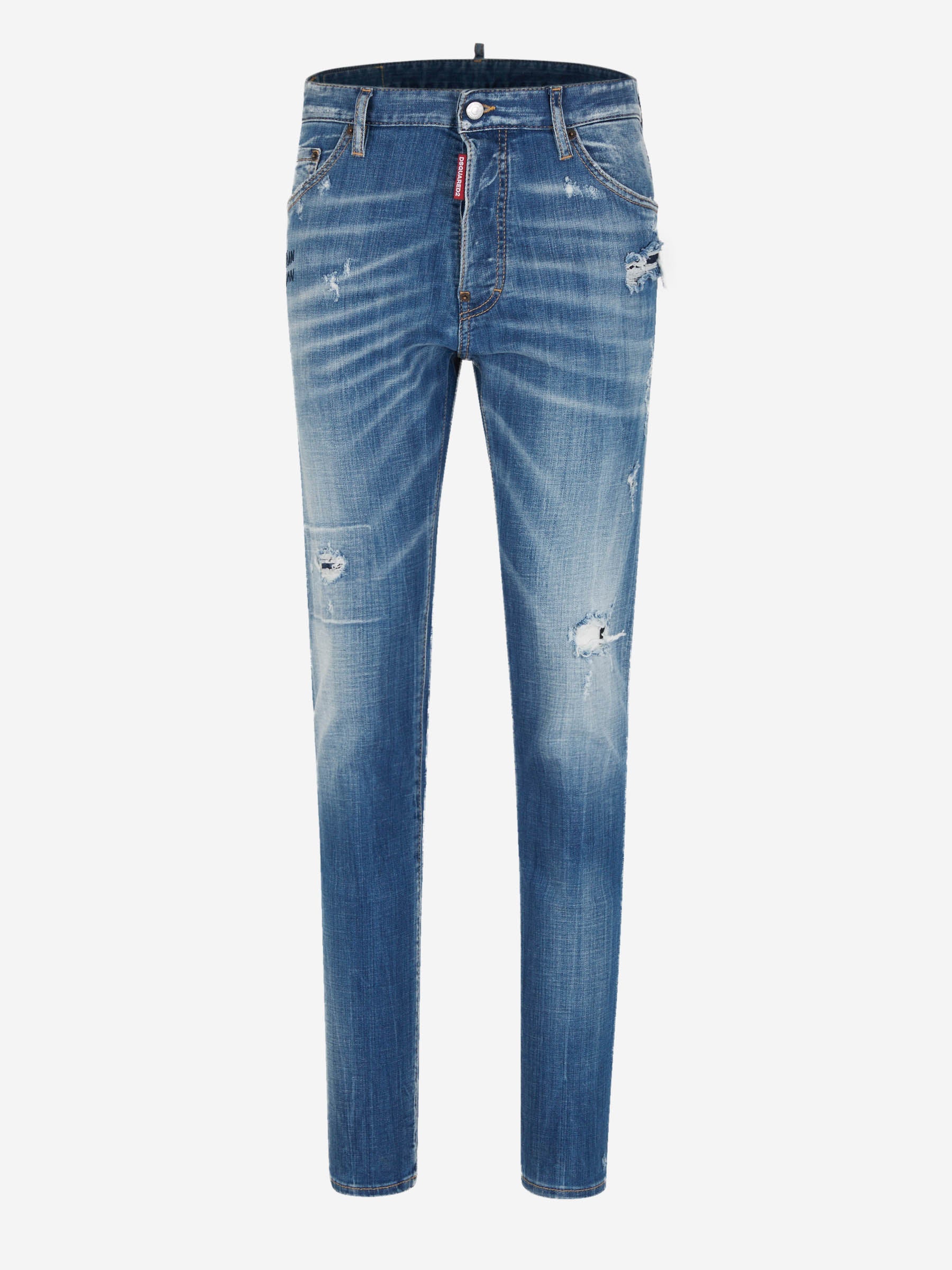 Outlet online Dsquared2 Hombre Jeans Cool Guy color Azul Denim sku 522-002598 01 - Foto 1