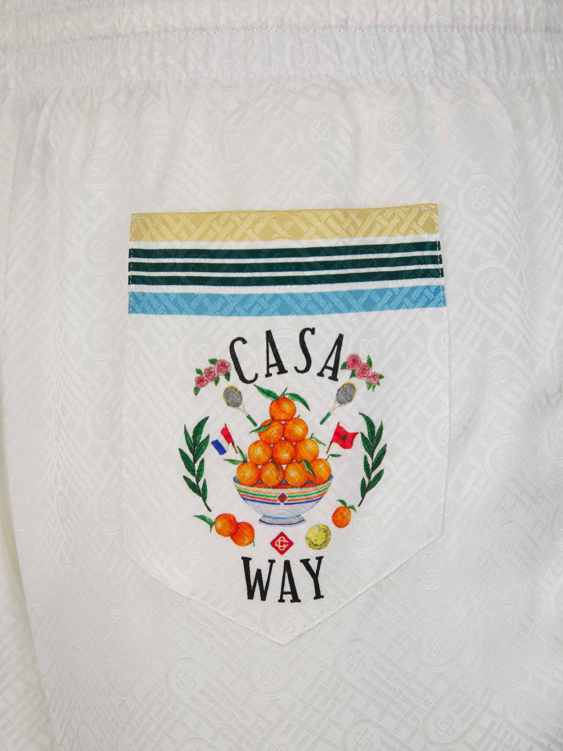 Outlet online Casablanca Hombre Bermudas Seda Casa Way color Marfil sku 523-000907 01 - Foto 5