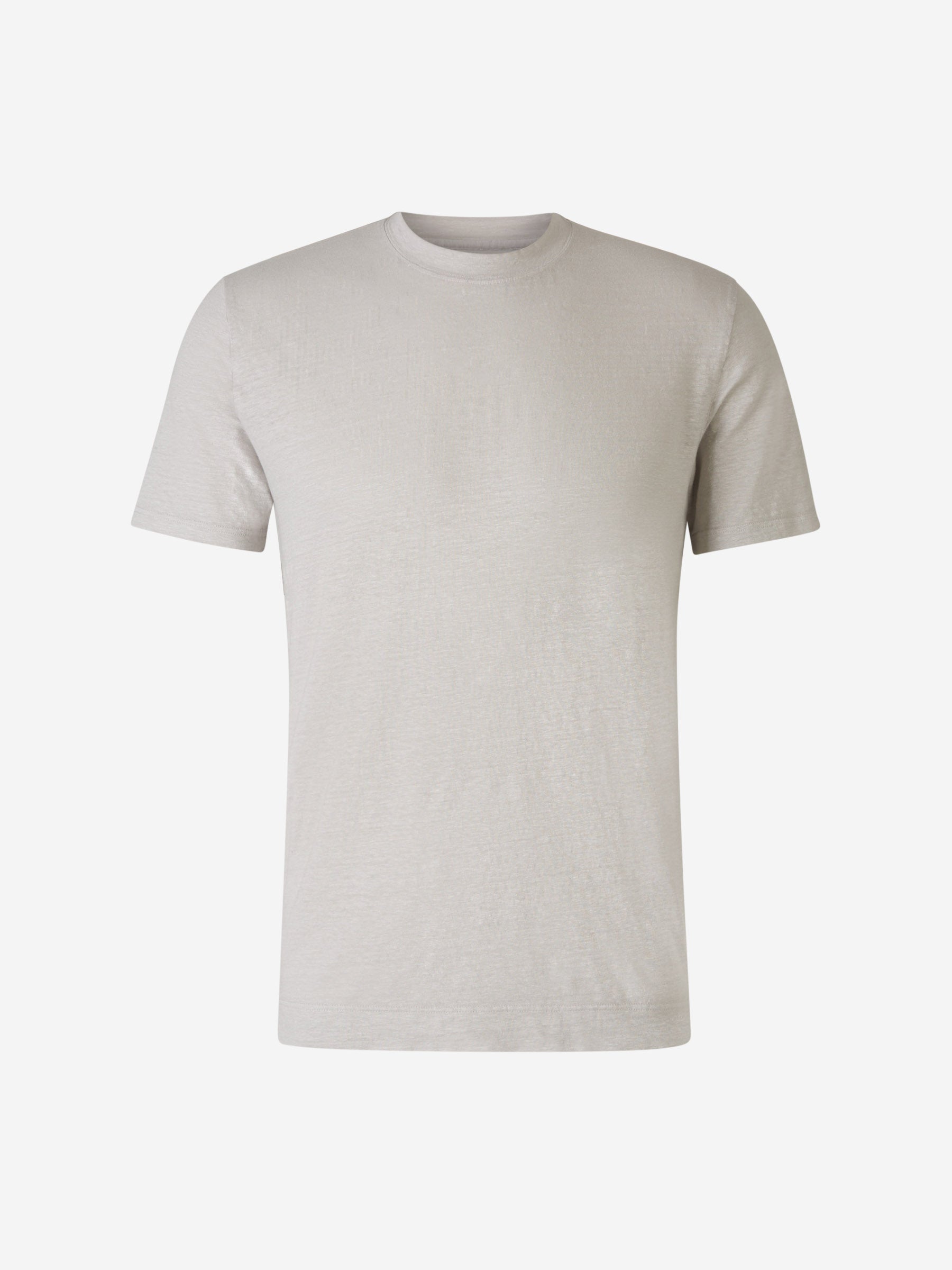 Outlet online Santa Eulalia Hombre Camiseta Punto Lino color Gris Claro sku 553-003693 01 - Foto 1