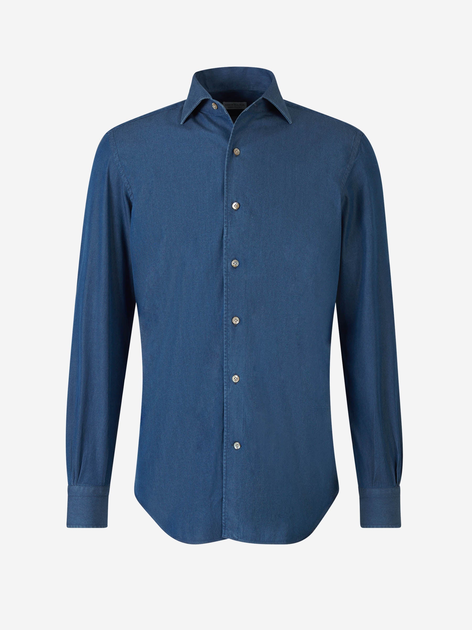 Outlet online Santa Eulalia Hombre Camisa Motivo Denim color Azul Denim Oscuro sku 531-006244 01 - Foto 1