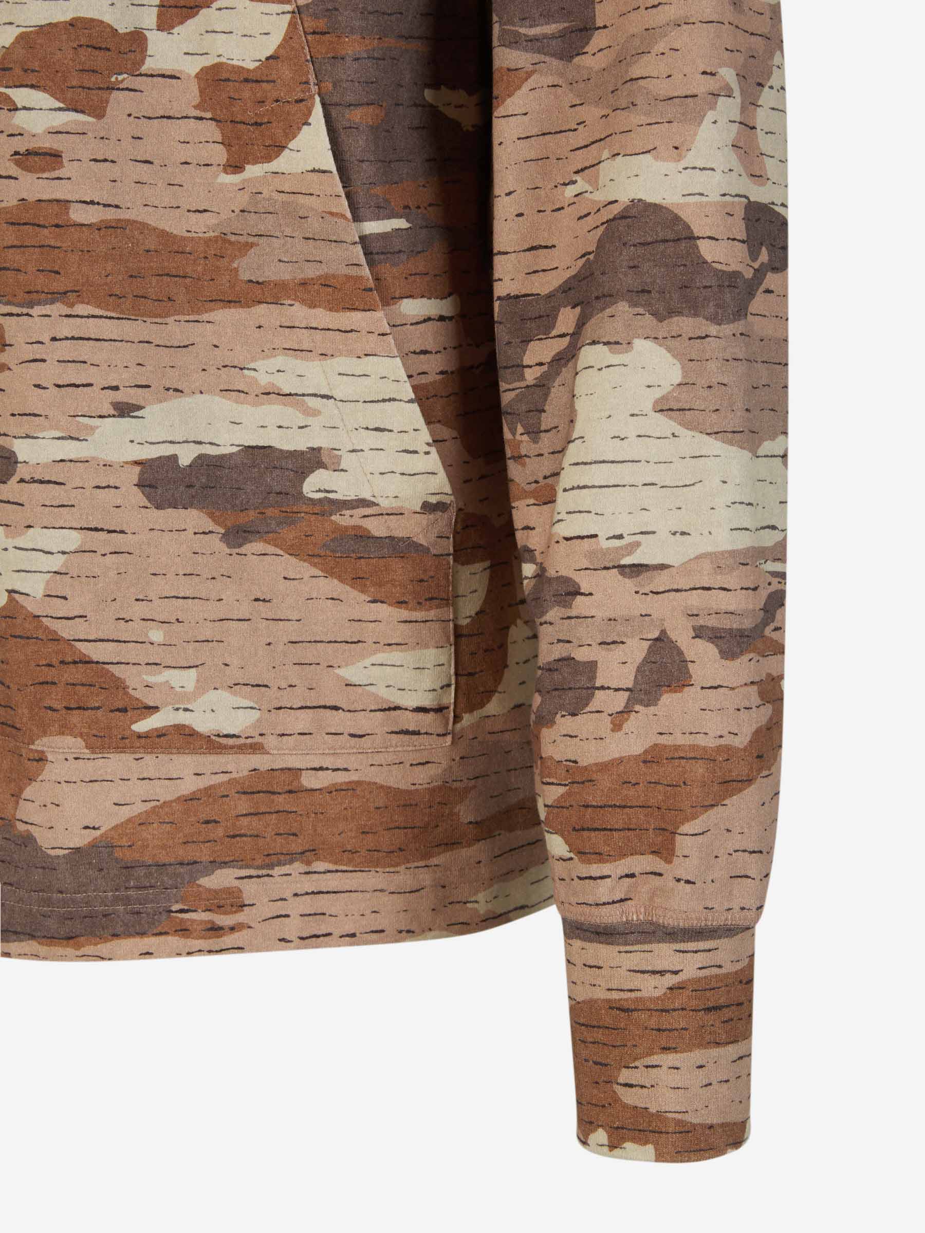 Outlet online Acne Studios Hombre Sudadera Capucha Camuflaje color Marrón sku 545-001515 01 - Foto 4