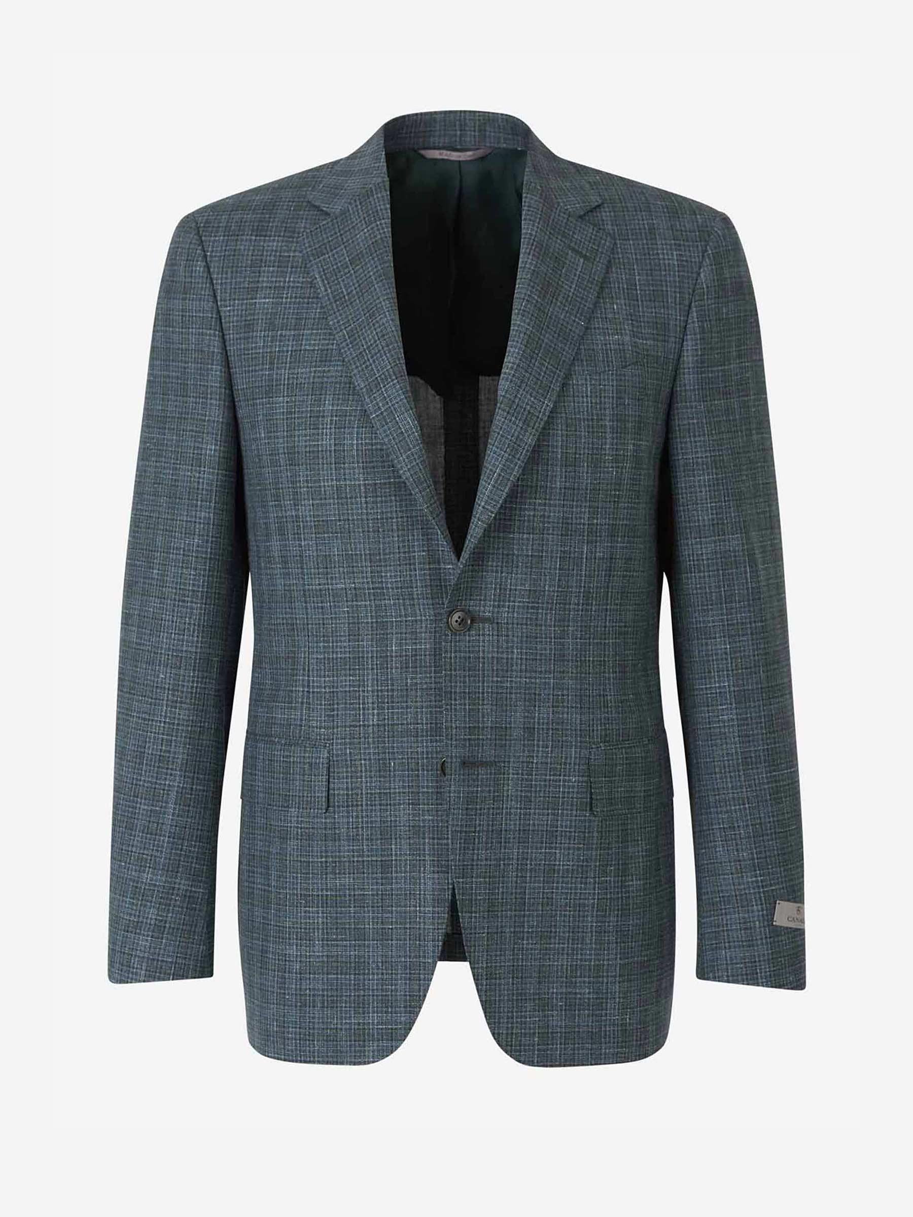 Canali Americana Lana, Seda Y Lino color Verde sku 302-002916 01 - Foto 1