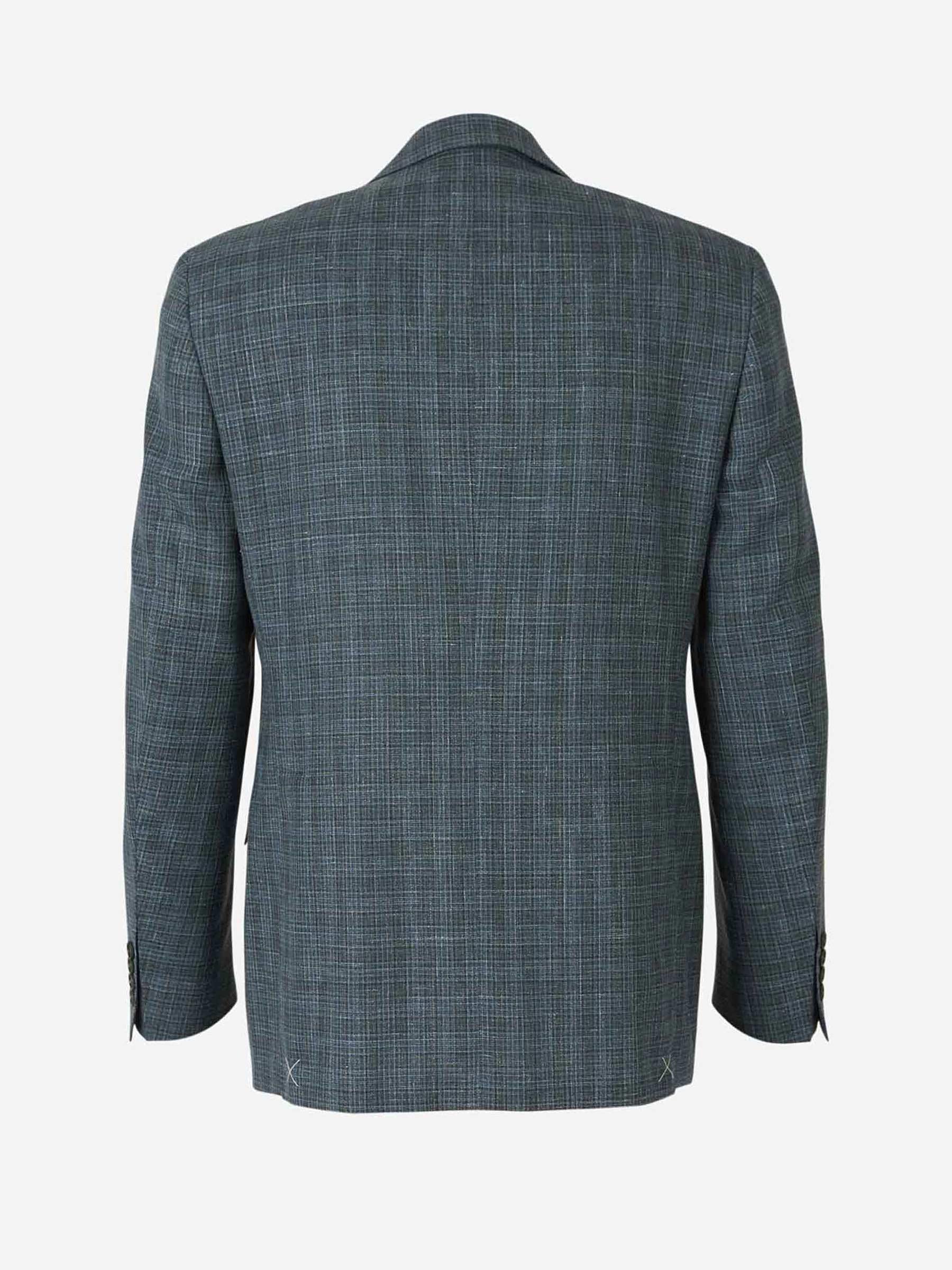 Canali Americana Lana, Seda Y Lino color Verde sku 302-002916 01 - Foto 2