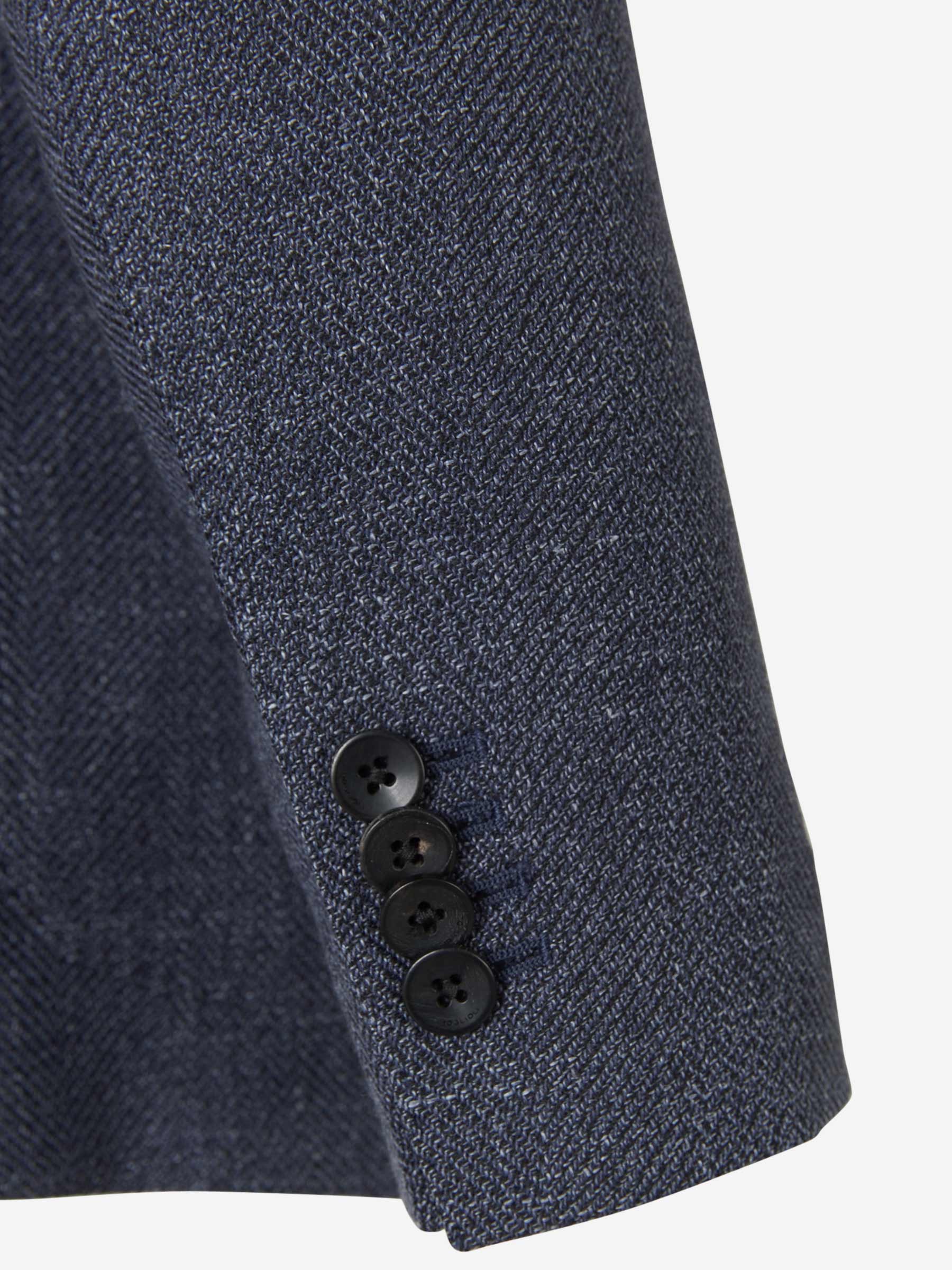 Outlet online Boglioli Hombre Americana Lana y Seda color Azul Denim sku 302-002970 01 - Foto 5