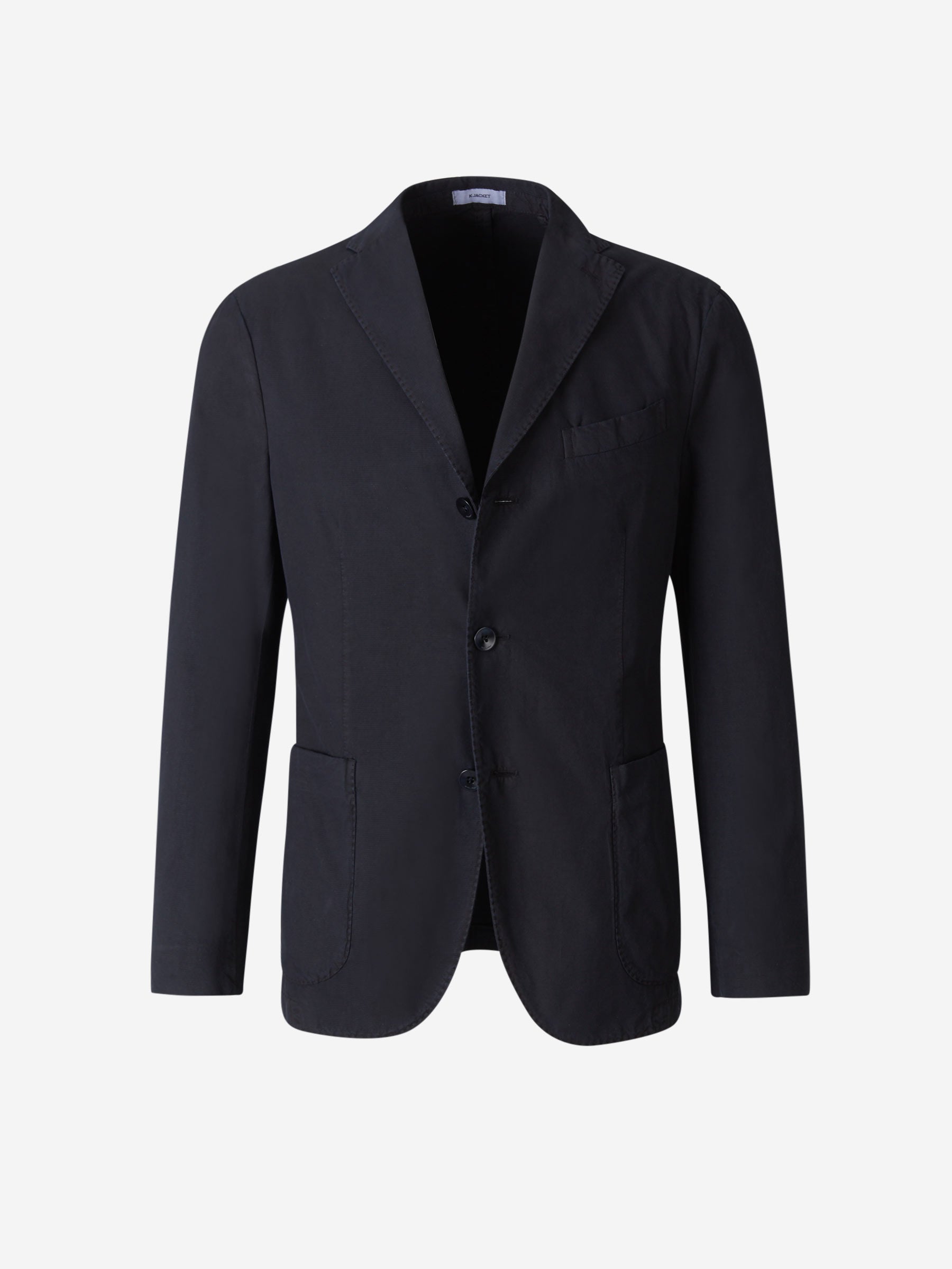 Outlet online Boglioli Hombre Americana K-Jacket Buclé color Azul Noche sku 302-003146 02 - Foto 6