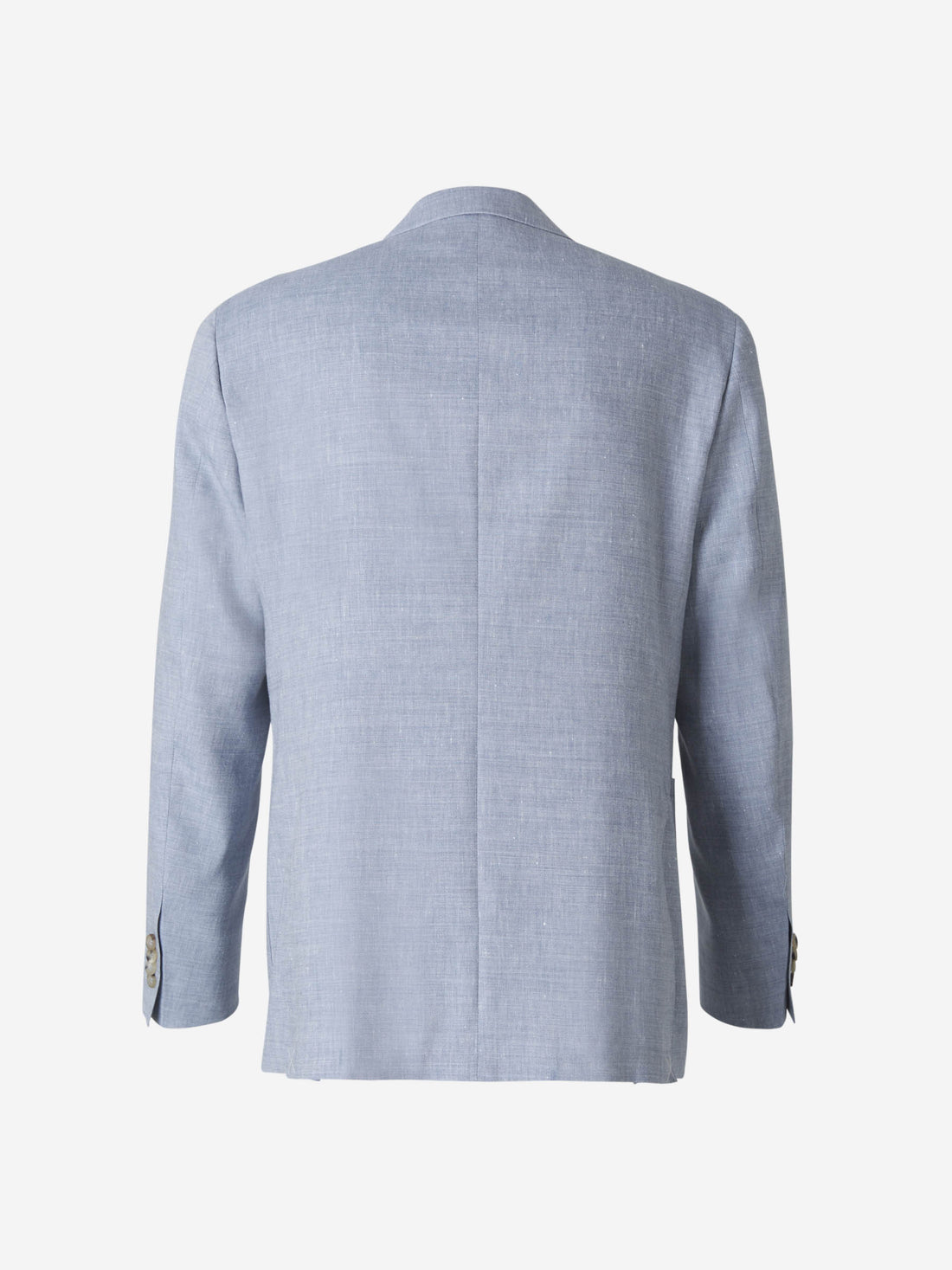 Outlet online Canali Hombre Americana Lino Lana color Azul Celeste sku 302-003163 01 - Foto 2