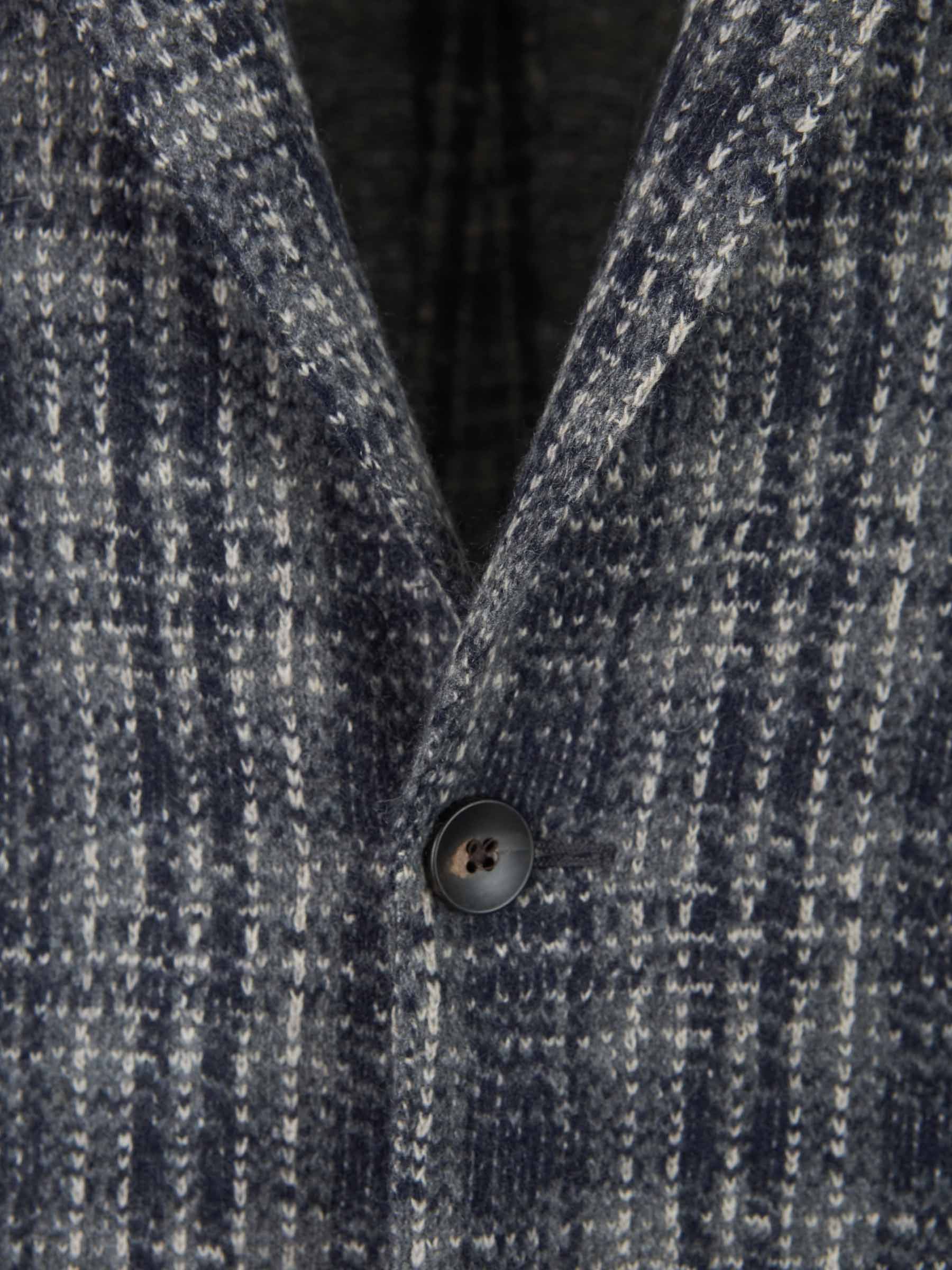 Outlet online Lardini Hombre Americana Cuadros Cashmere color Azul Marino sku 302-003200 01 - Foto 3