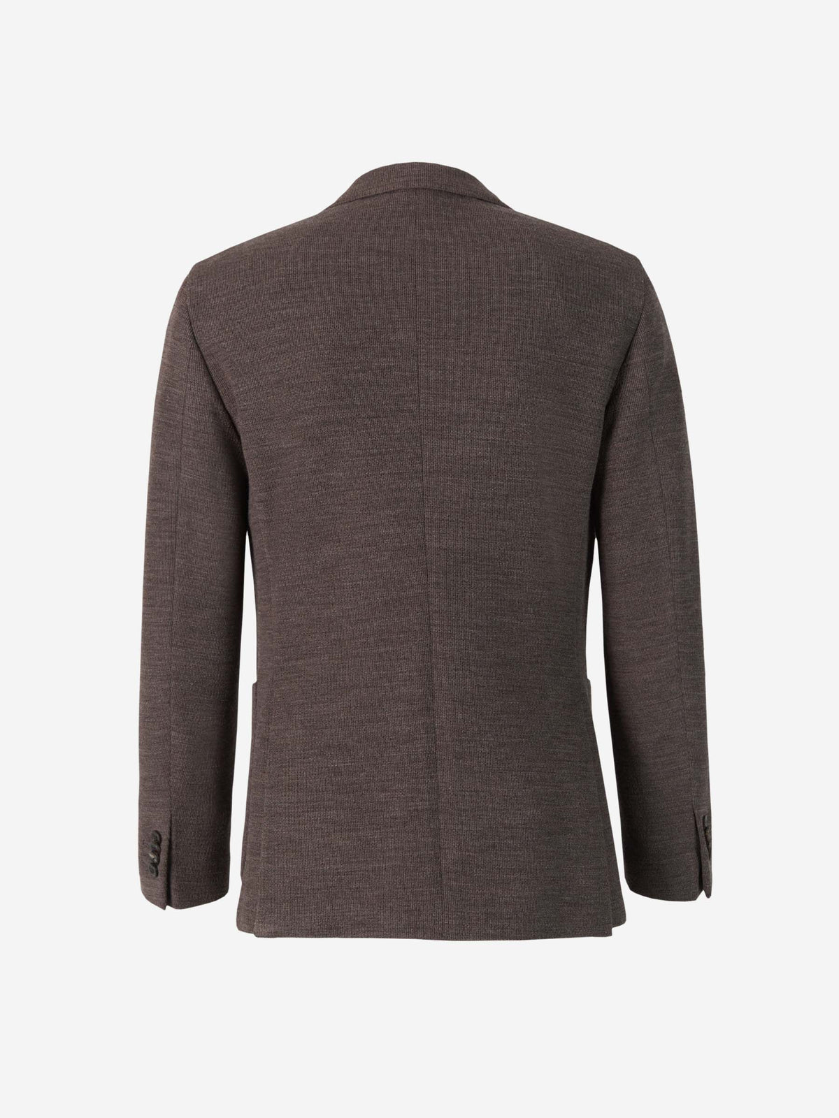 Outlet online Boglioli Hombre Americana Lana Y Algodón color Marrón Oscuro sku 302-003225 01 - Foto 2