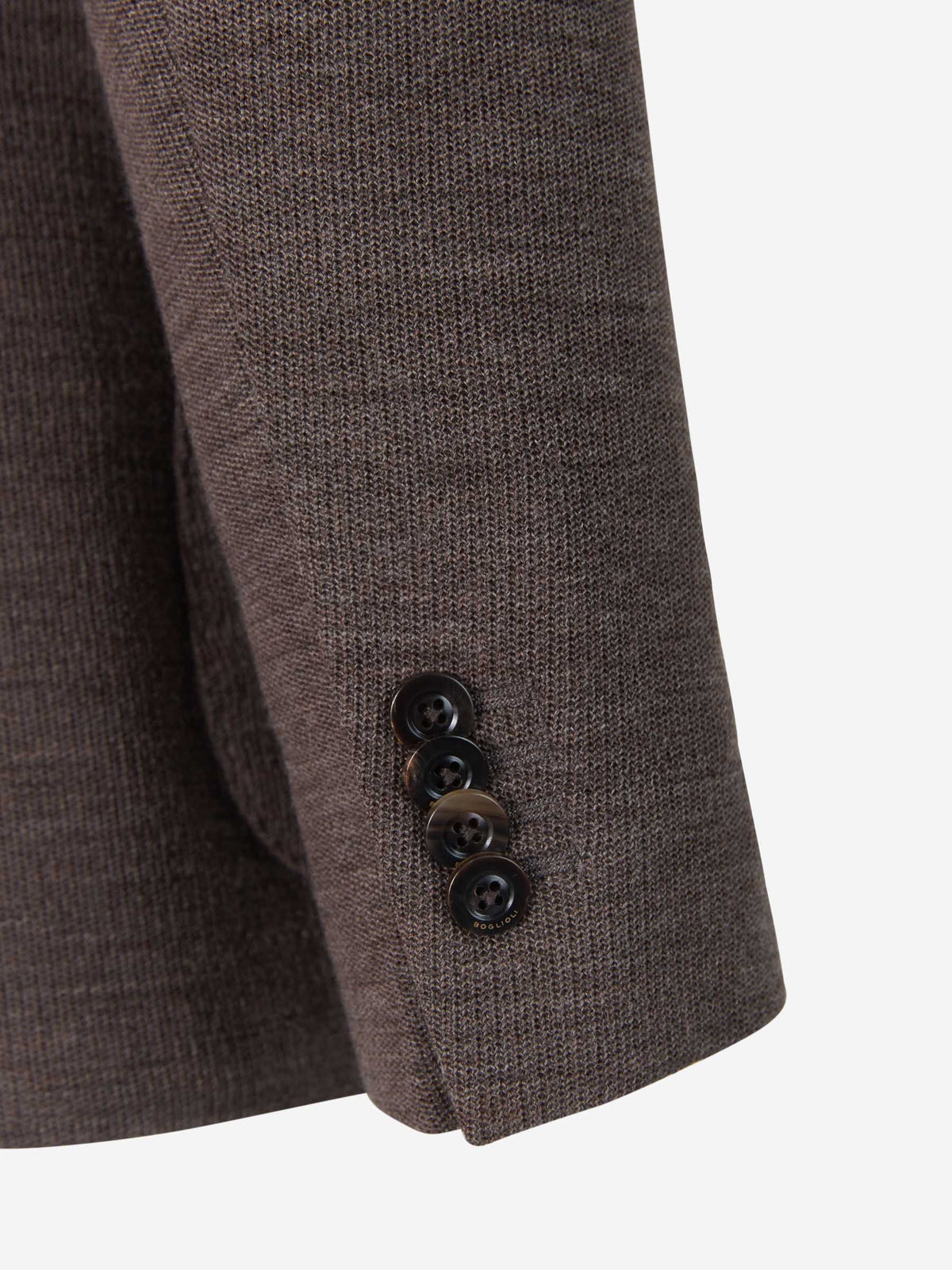 Outlet online Boglioli Hombre Americana Lana Y Algodón color Marrón Oscuro sku 302-003225 01 - Foto 5