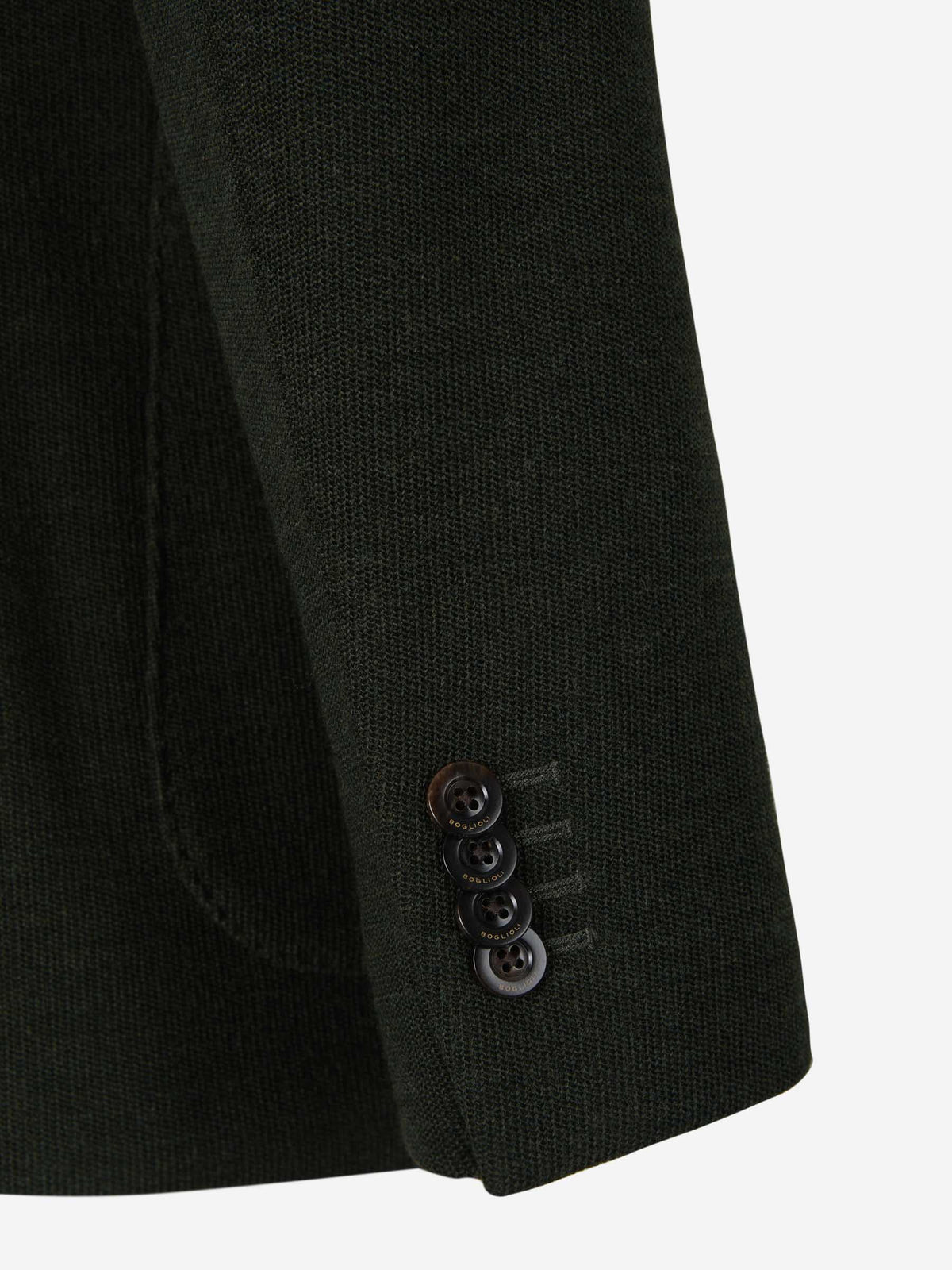 Outlet online Boglioli Hombre Americana Lana Y Algodón color Marrón Oscuro sku 302-003225 01 - Foto 10