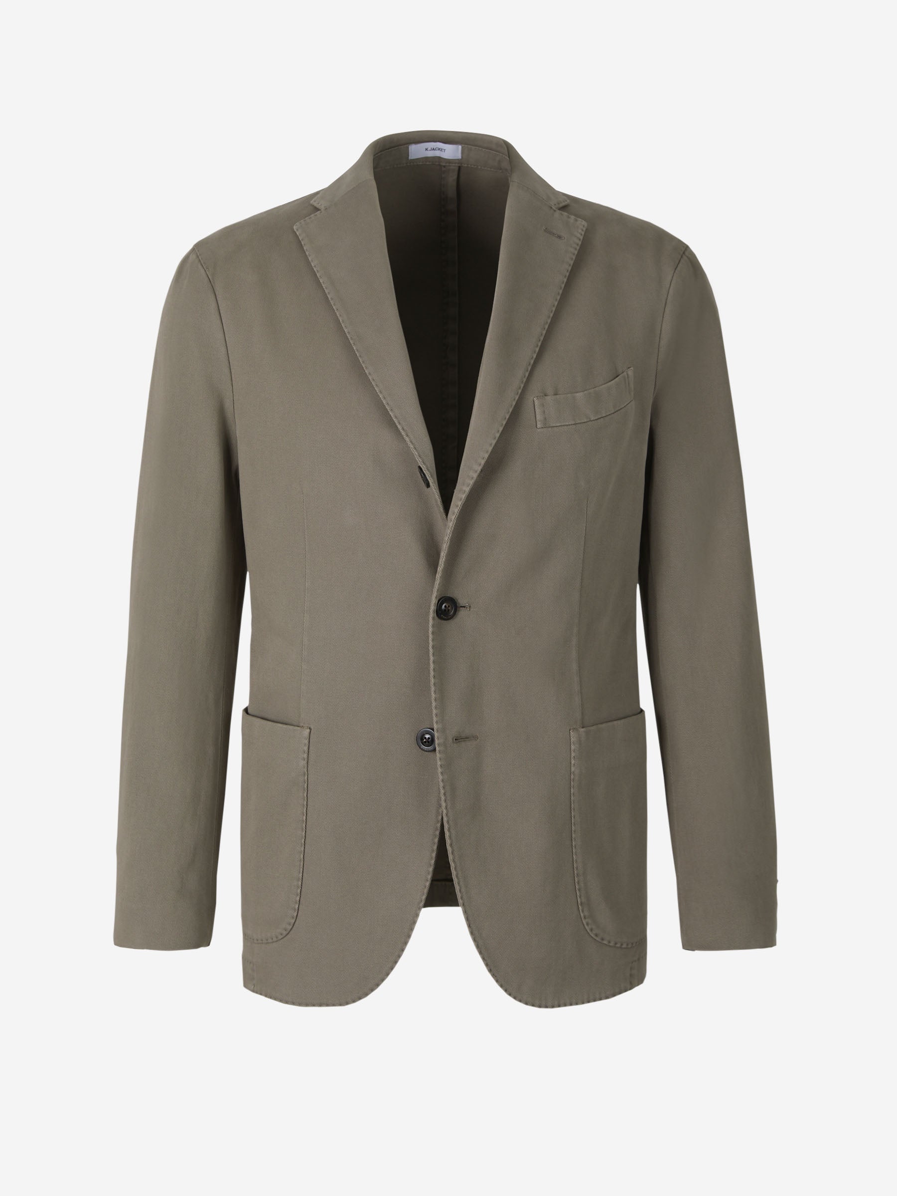 Outlet online Boglioli Hombre Americana Sarga Algodón color Verde Militar sku 302-003226 01 - Foto 1