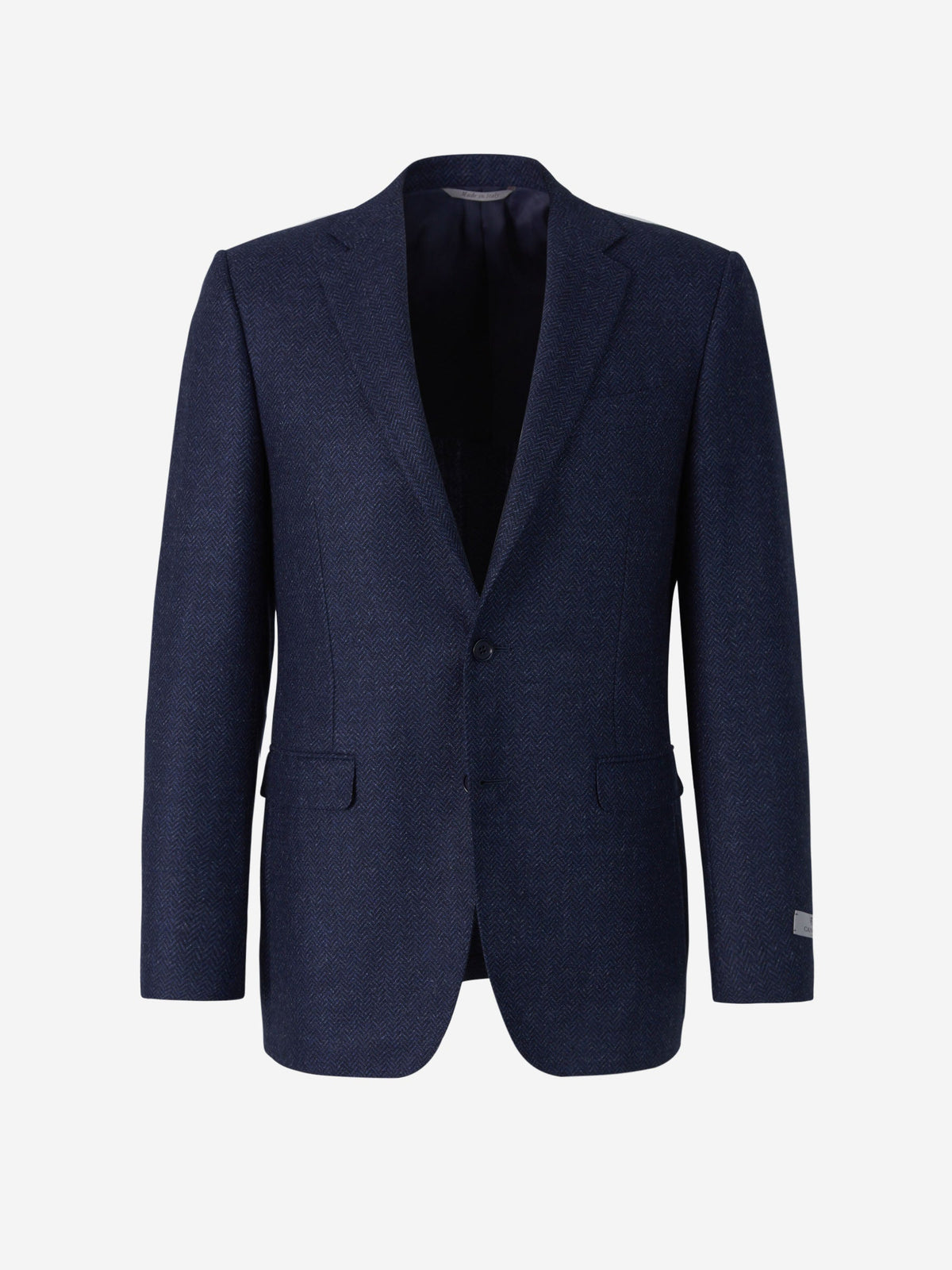 Outlet online Canali Hombre Americana Espiga Lana color Azul Noche sku 302-003245 01 - Foto 1