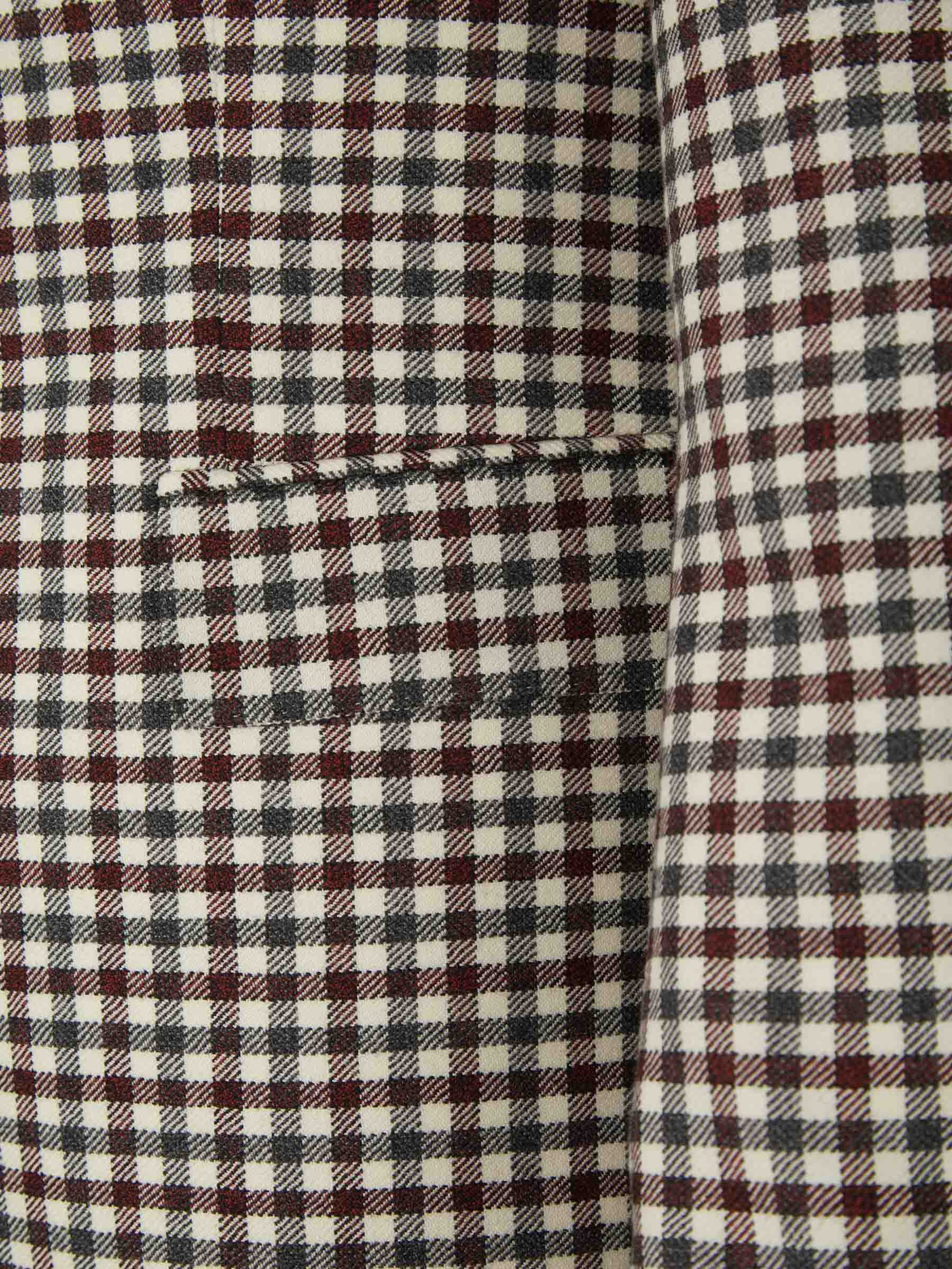 Outlet online Scabal Hombre Americana Motivo Cuadros Lana color Marrón sku 302-003253 01 - Foto 4