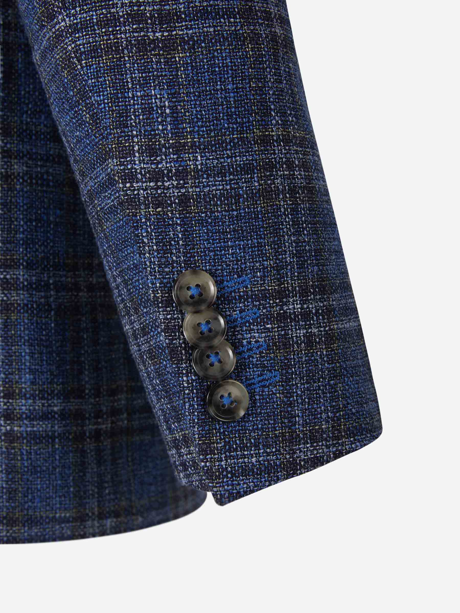Outlet online Scabal Hombre Americana Motivo Cuadros color Azul Cobalto sku 302-003308 01 - Foto 5