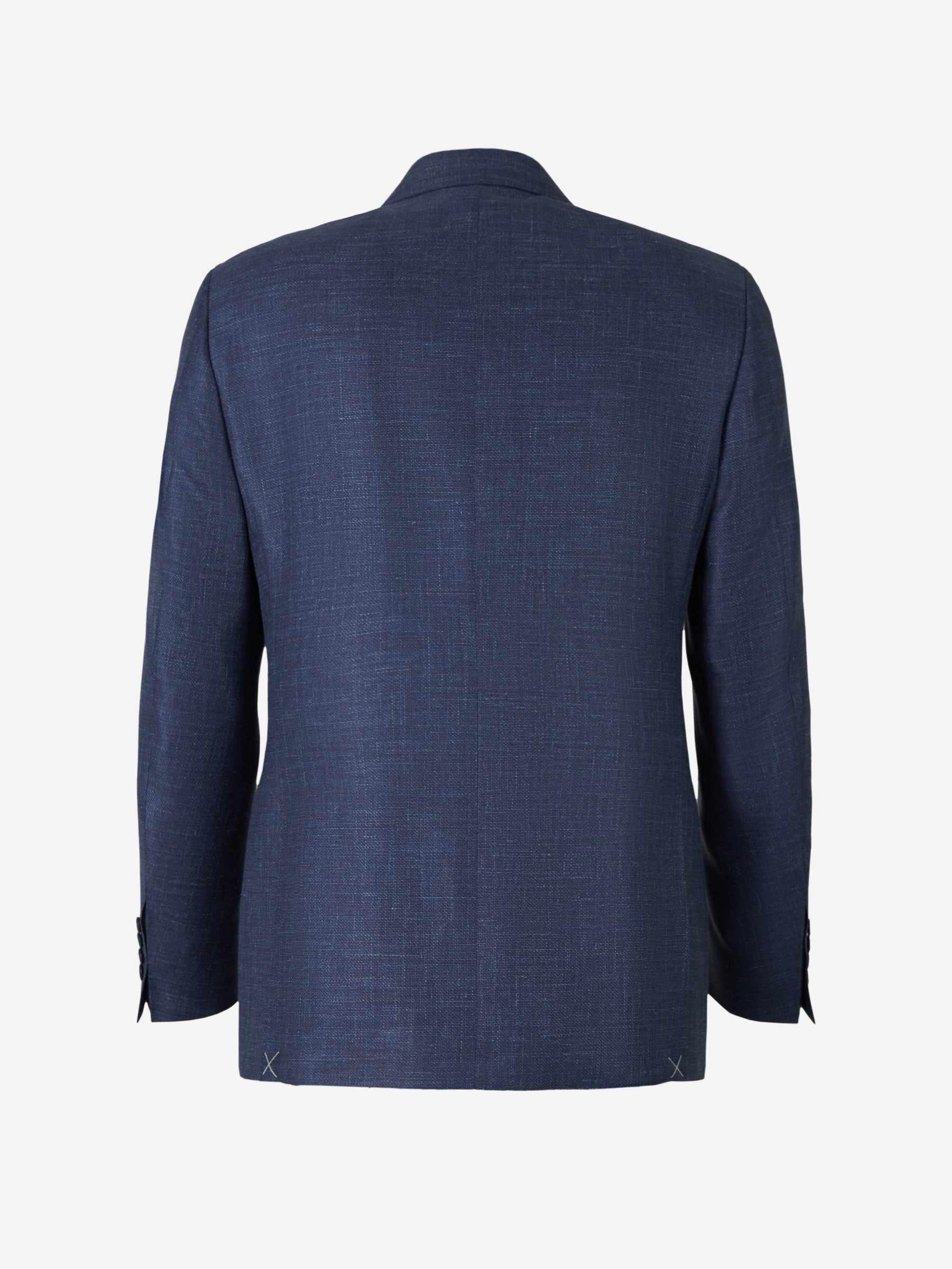 Outlet online Canali Hombre Americana Texturizada Lana color Azul Cobalto sku 302-003319 01 - Foto 2