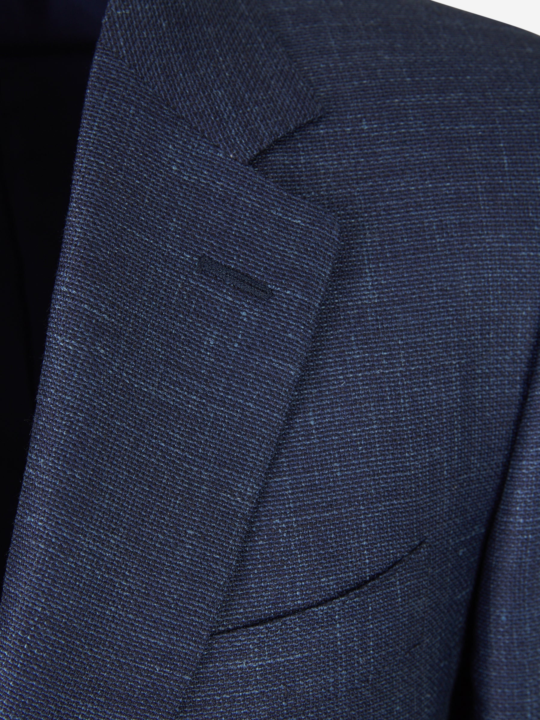 Outlet online Canali Hombre Americana Texturizada Lana color Azul Cobalto sku 302-003319 01 - Foto 3