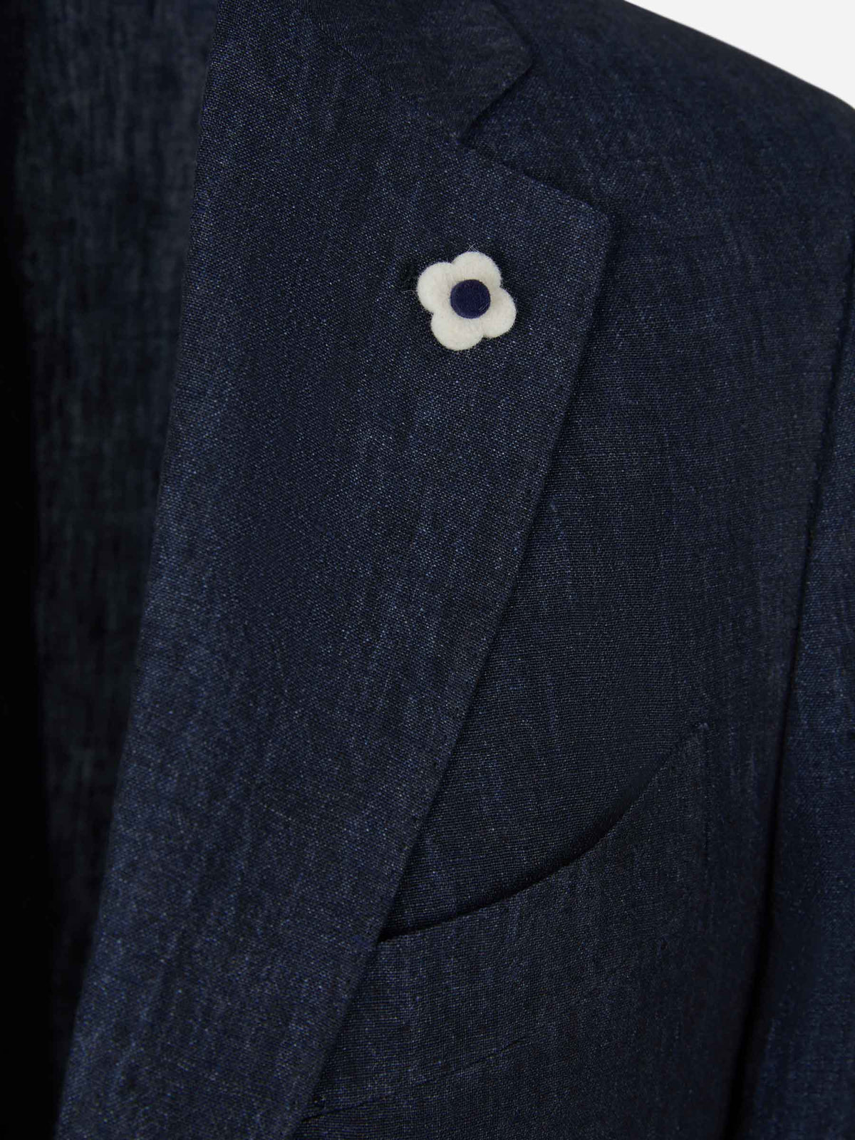 Outlet online Lardini Hombre Americana Recta Lino color Marfil sku 302-003329 01 - Foto 8