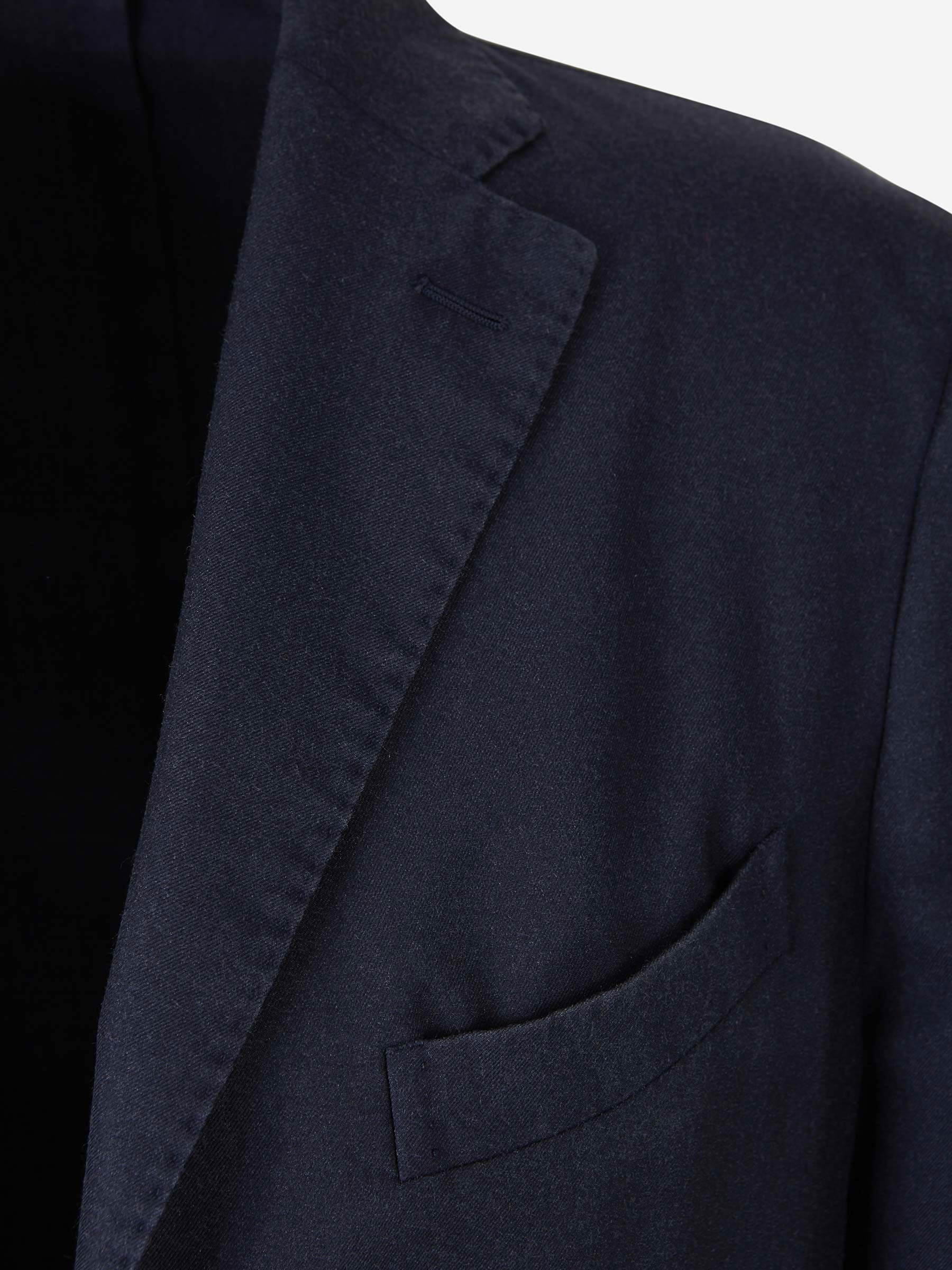 Outlet online Boglioli Hombre Americana Cashmere Y Seda color Azul Noche sku 302-003375 01 - Foto 3