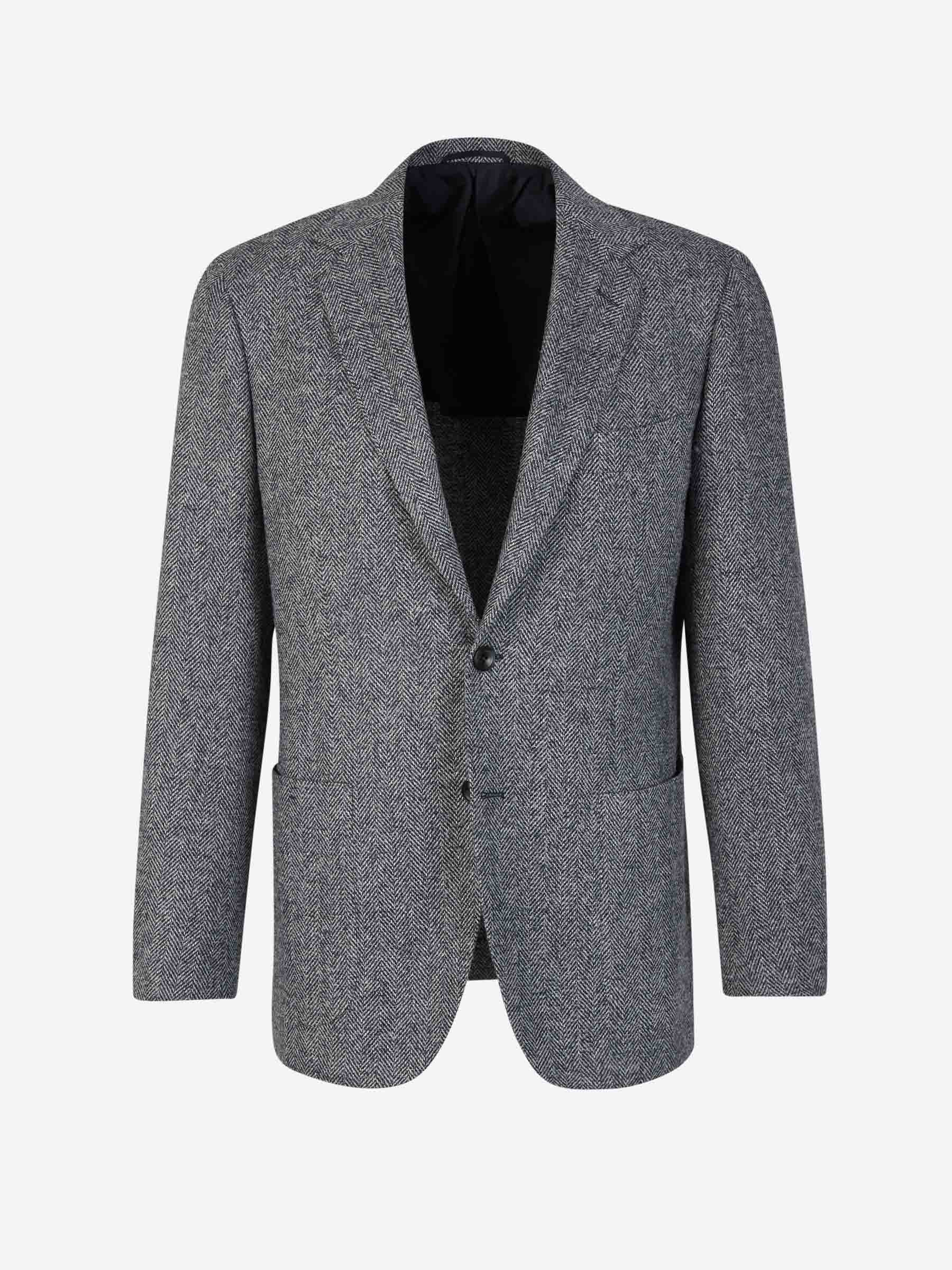 Outlet online Sartorio Hombre Americana Texturizada color Azul Marino sku 302-003399 01 - Foto 1