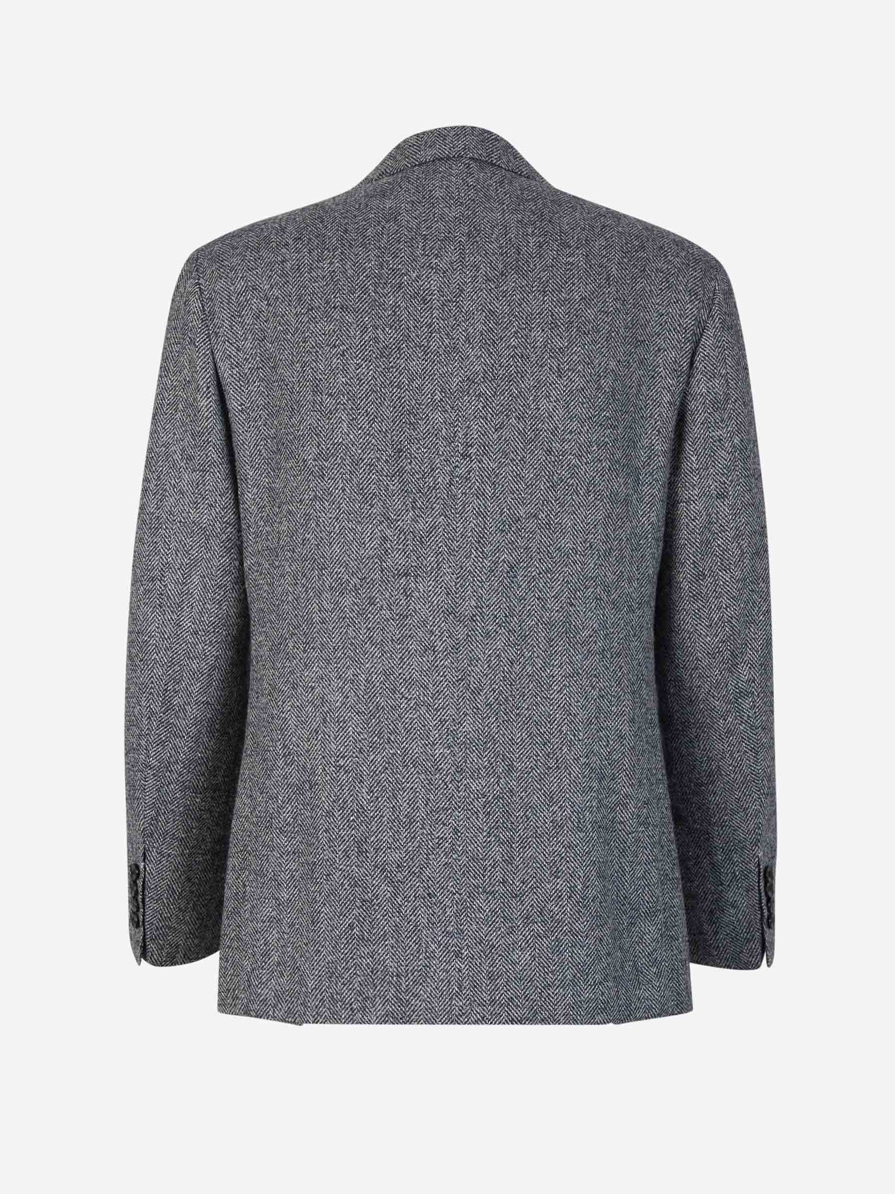 Outlet online Sartorio Hombre Americana Texturizada color Azul Marino sku 302-003399 01 - Foto 2