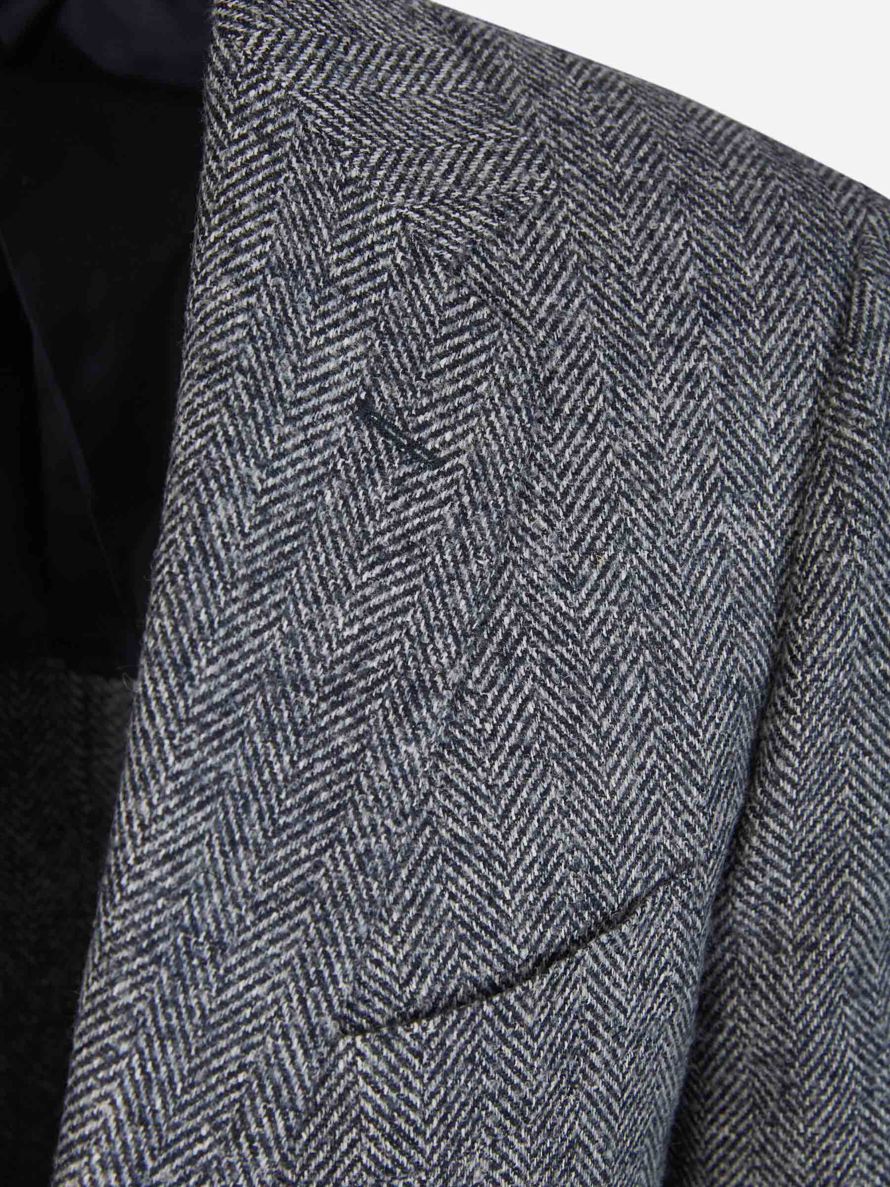Outlet online Sartorio Hombre Americana Texturizada color Azul Marino sku 302-003399 01 - Foto 3