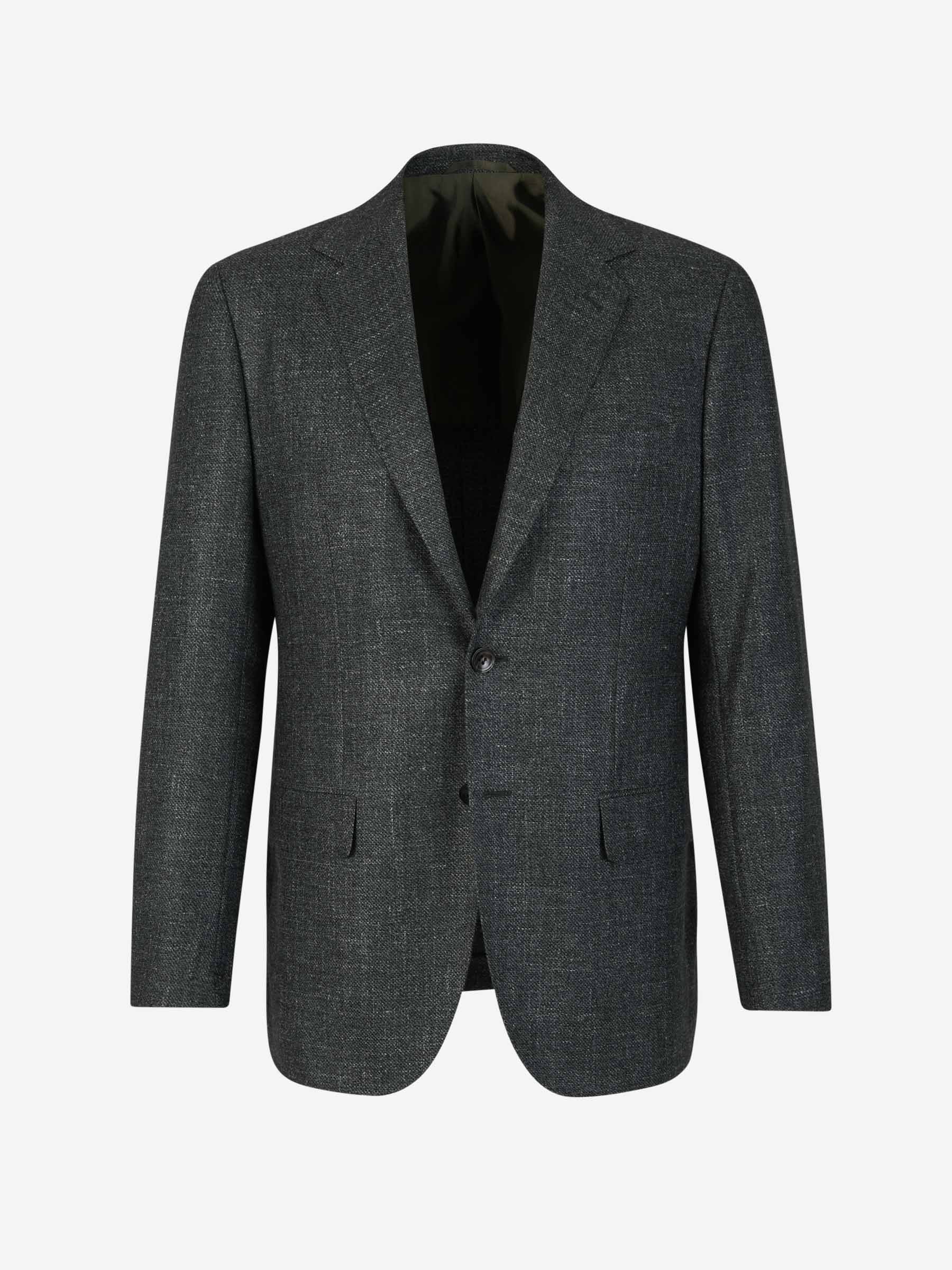 Outlet online Sartorio Hombre Americana Texturizada color Verde Oscuro sku 302-003400 01 - Foto 1