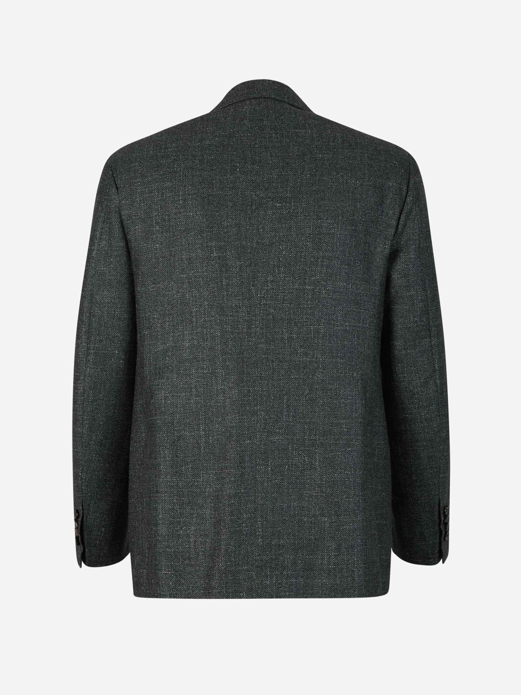 Outlet online Sartorio Hombre Americana Texturizada color Verde Oscuro sku 302-003400 01 - Foto 2