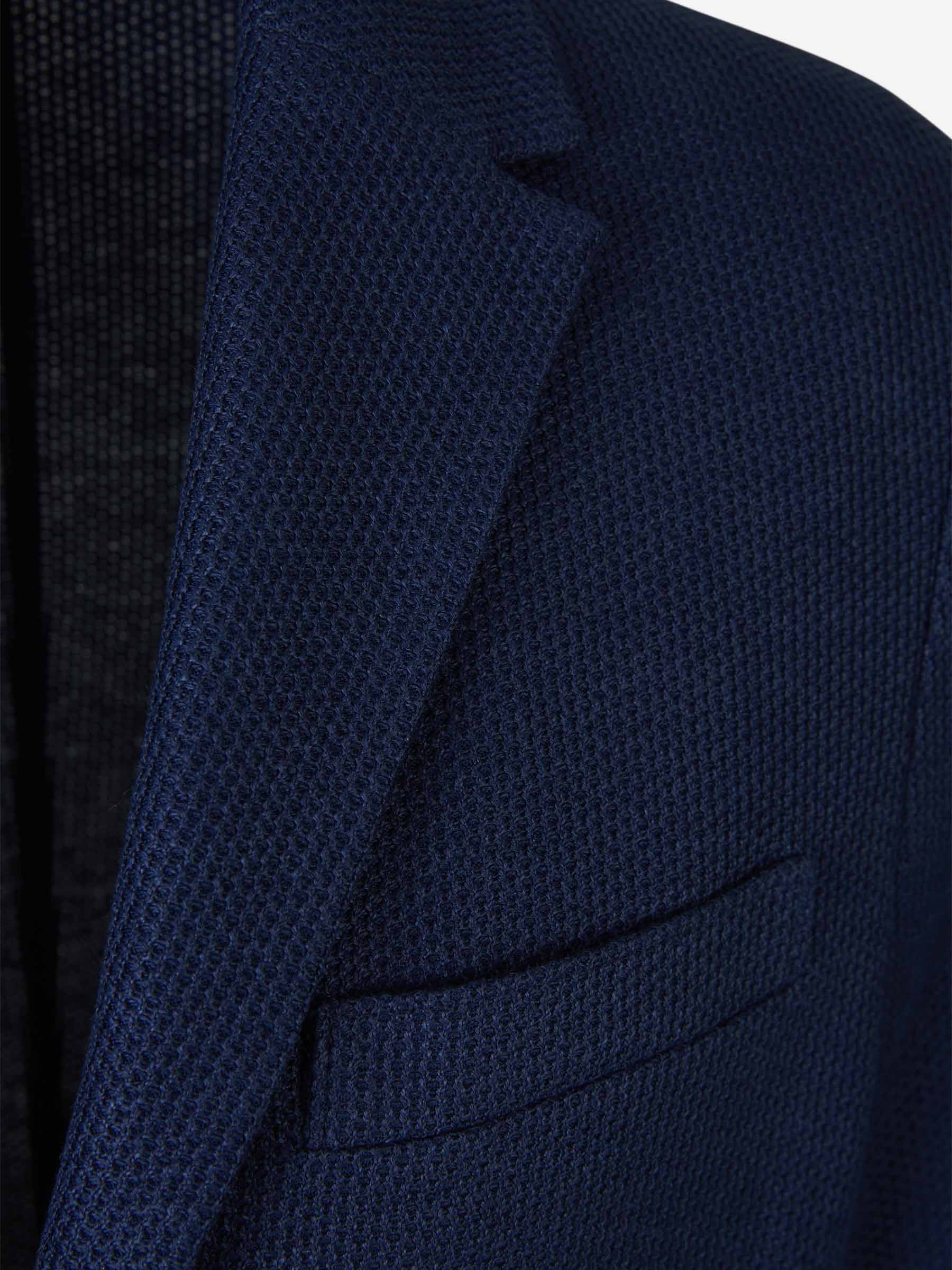 Outlet online Harris Wharf Hombre Americana Lino y Algodón color Azul Marino sku 302-003412 01 - Foto 3