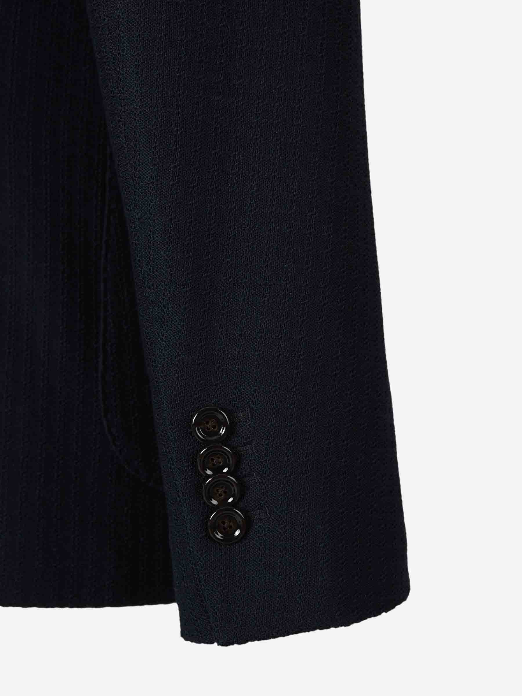 Lardini Hombre Barcelona Americana Doble Algodón color Azul Noche sku 302-003533 01 - Foto 5