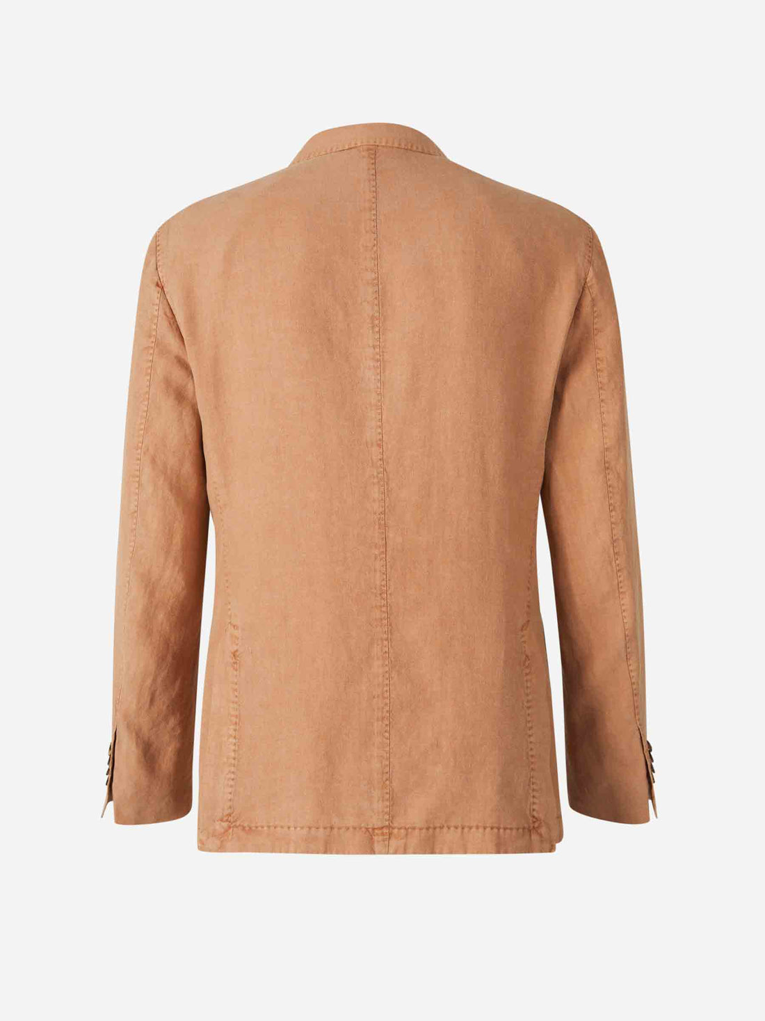 Boglioli Hombre Barcelona Americana Lisa Lino color Naranja Claro sku 302-003536 01 - Foto 2