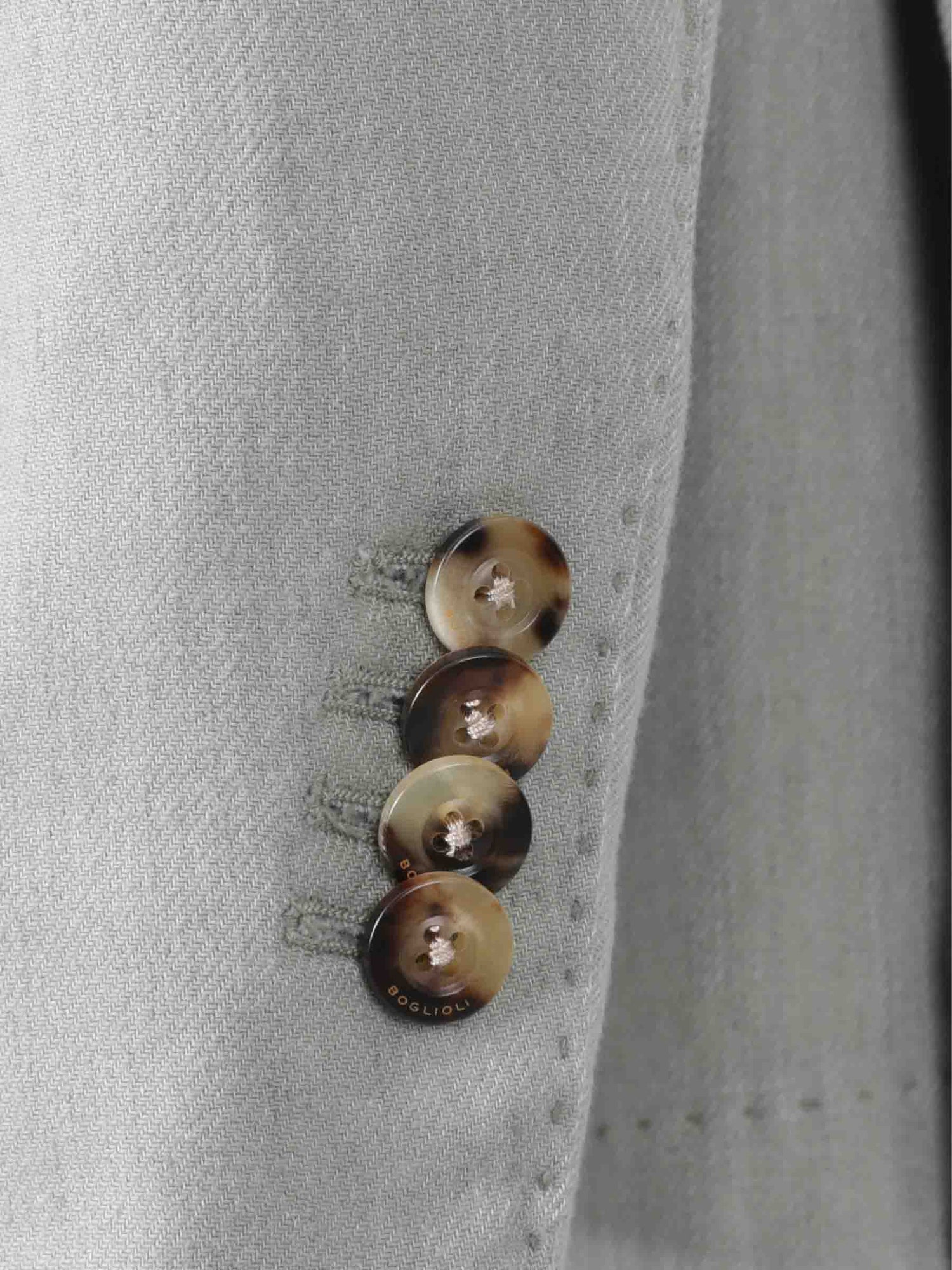 Boglioli Hombre Barcelona Americana Recta Mezcla color Verde sku 302-003537 01 - Foto 4