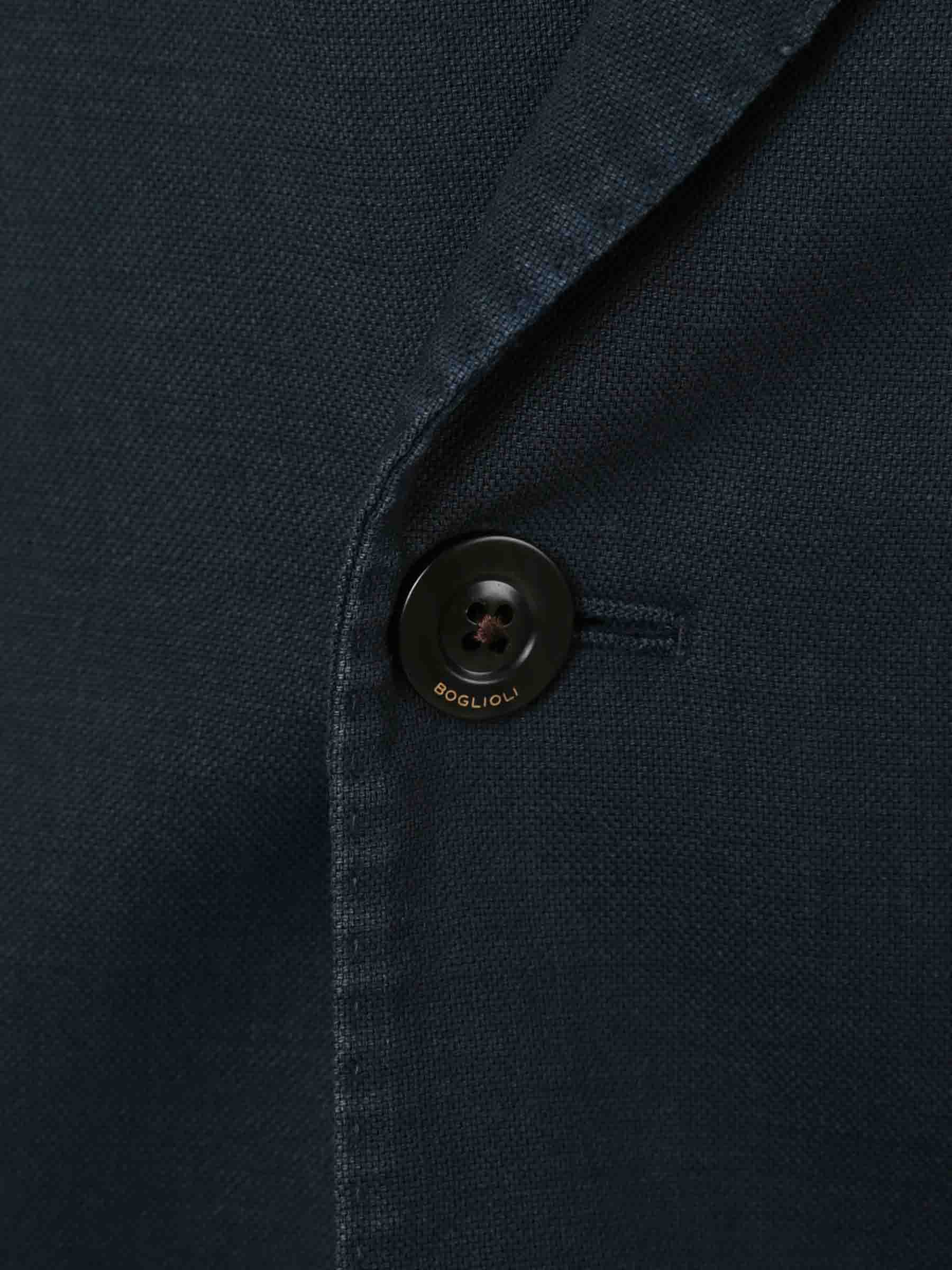 Outlet online Boglioli Hombre Americana Cruzada K color Azul Noche sku 302-003541 01 - Foto 4