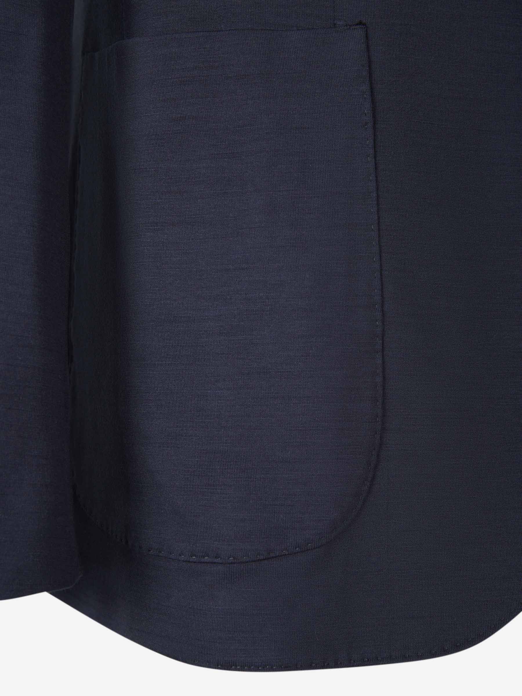 Boglioli Hombre Barcelona Americana Punto Lana color Azul Marino sku 302-003542 01 - Foto 4