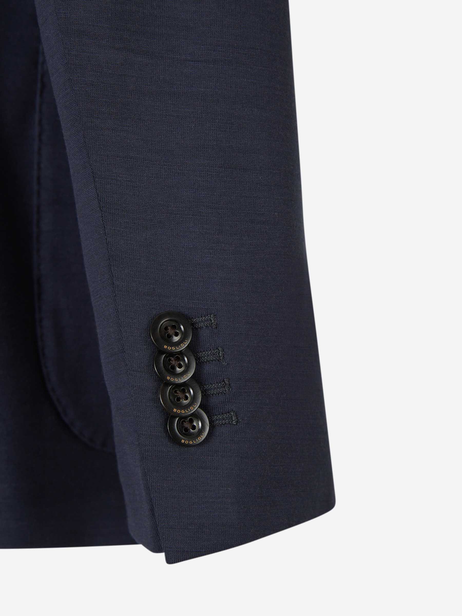 Boglioli Hombre Barcelona Americana Punto Lana color Azul Marino sku 302-003542 01 - Foto 5