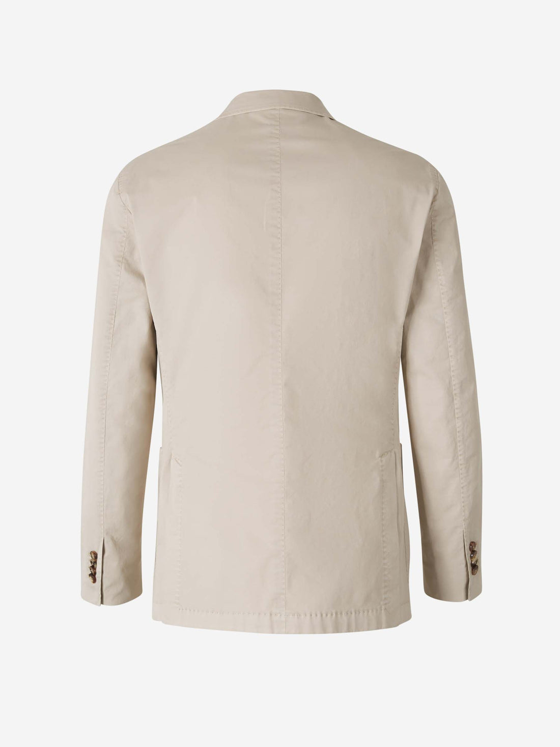 Boglioli Hombre Barcelona Americana Lisa Algodón color Beige sku 302-003543 02 - Foto 2