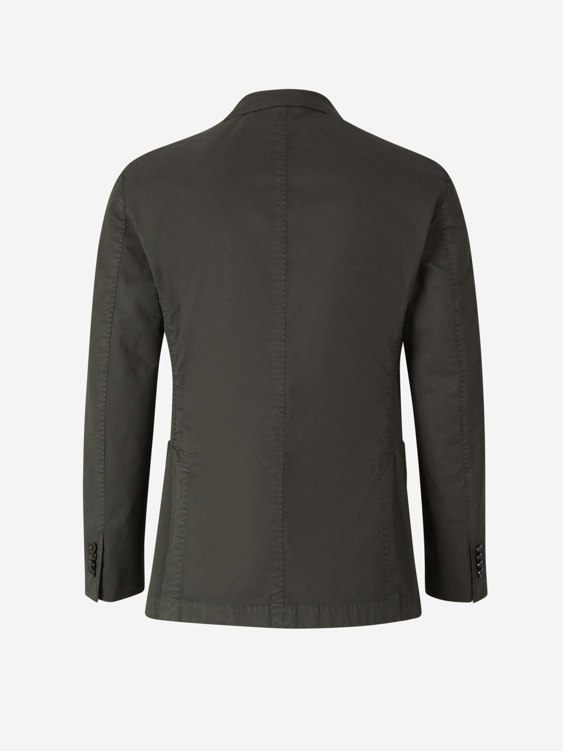 Boglioli Hombre Barcelona Americana Lisa Algodón color Verde Oscuro sku 302-003543 03 - Foto 2