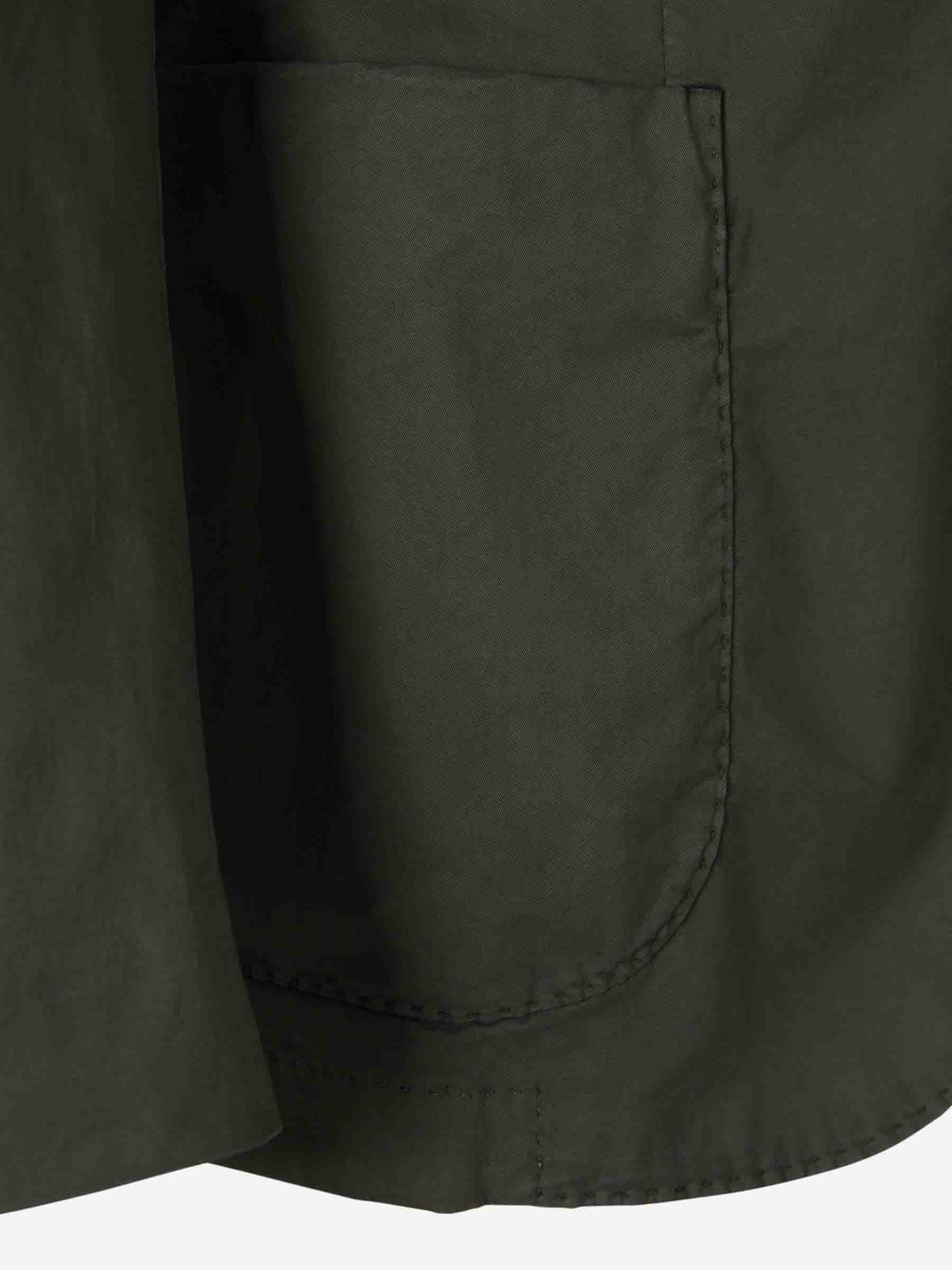 Boglioli Hombre Barcelona Americana Lisa Algodón color Verde Oscuro sku 302-003543 03 - Foto 4