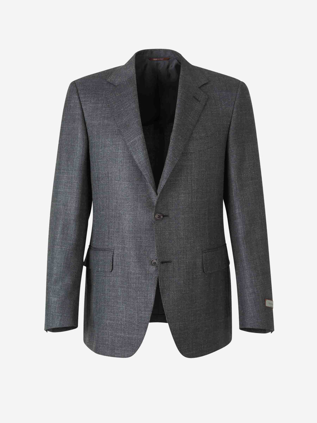 Canali Hombre Barcelona Americana Jaspeada Lana color Gris Piedra sku 302-003548 01 - Foto 1