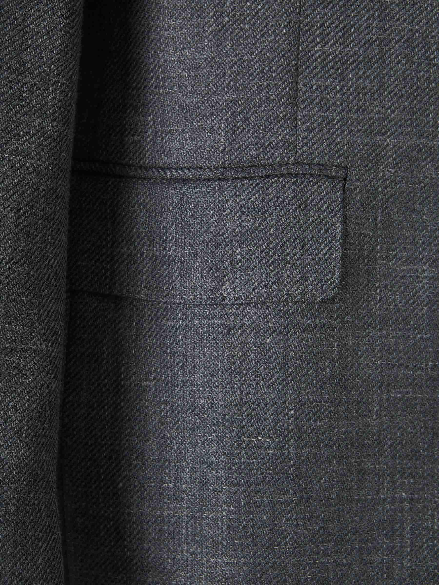 Canali Hombre Barcelona Americana Jaspeada Lana color Gris Piedra sku 302-003548 01 - Foto 4